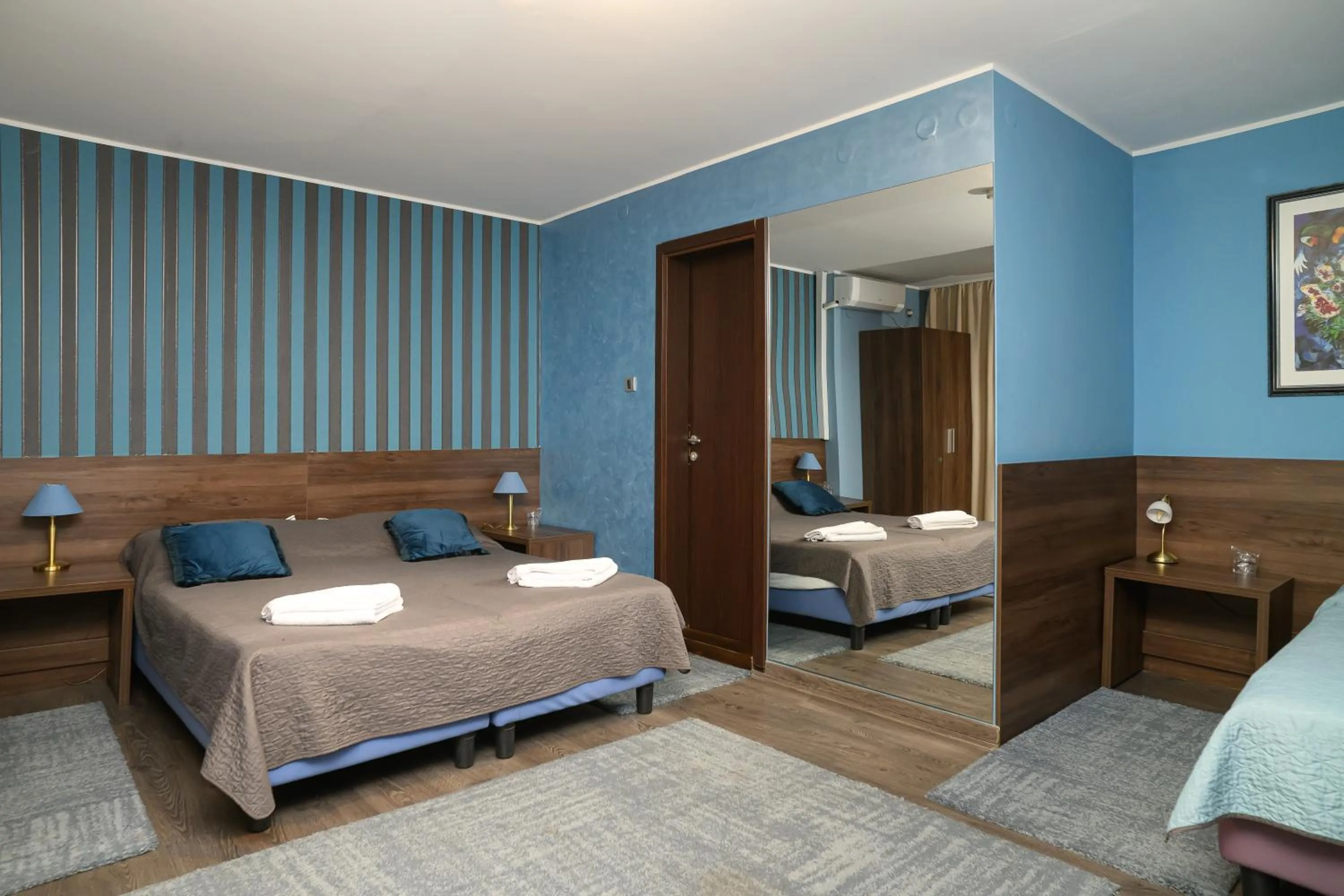 Bed in Garni Hotel Zenit