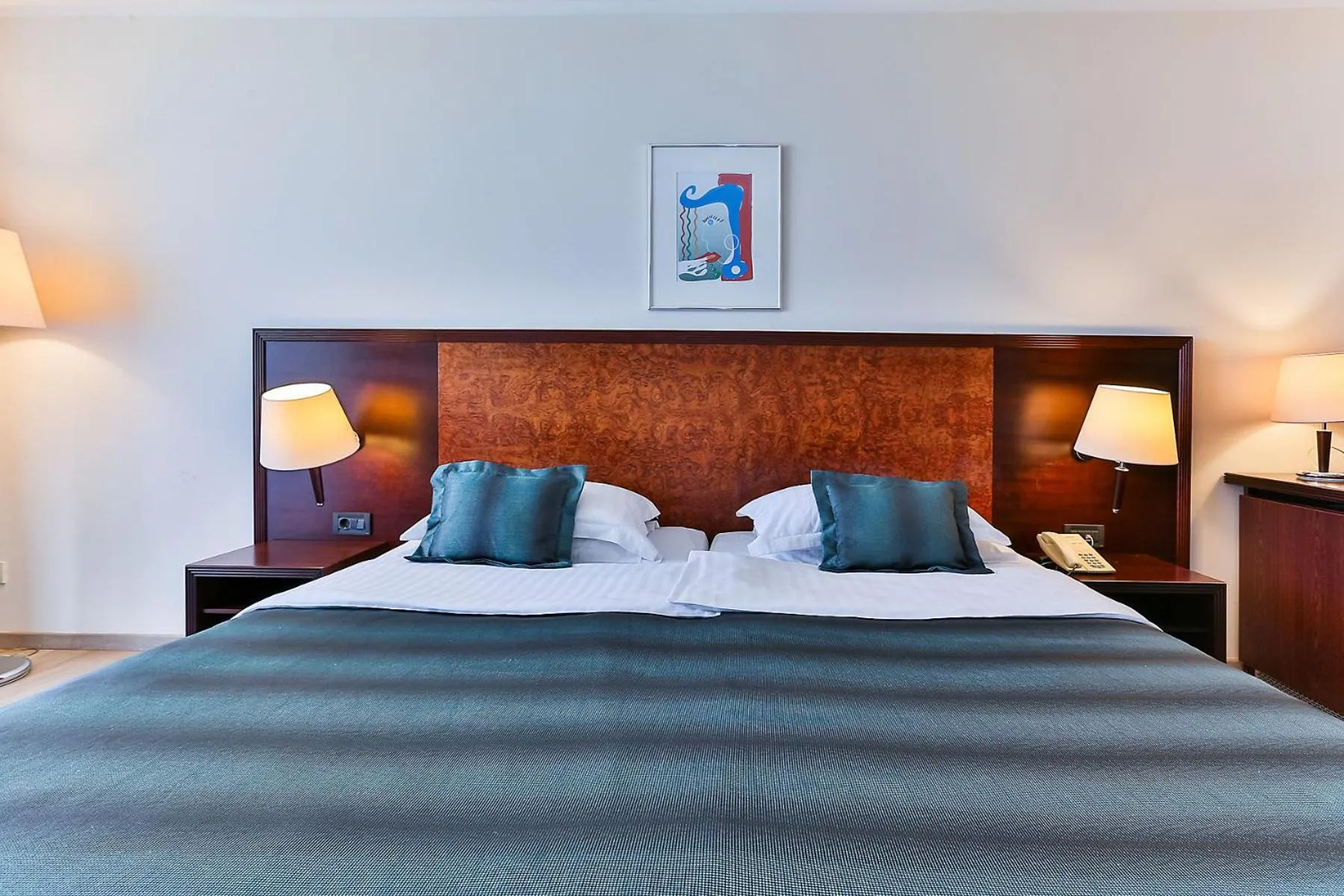 Bed in Hotel Princess