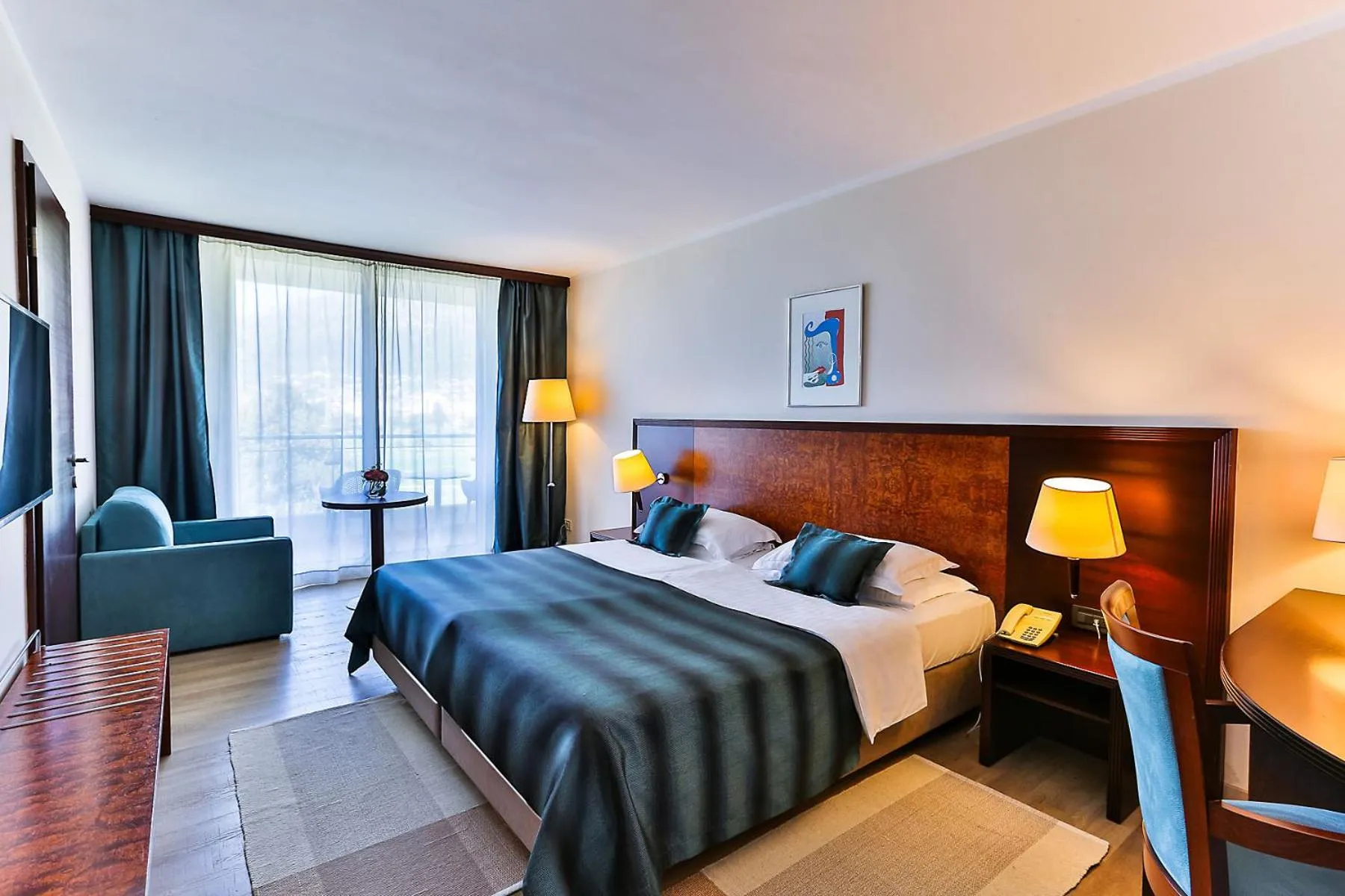 Bed in Hotel Princess