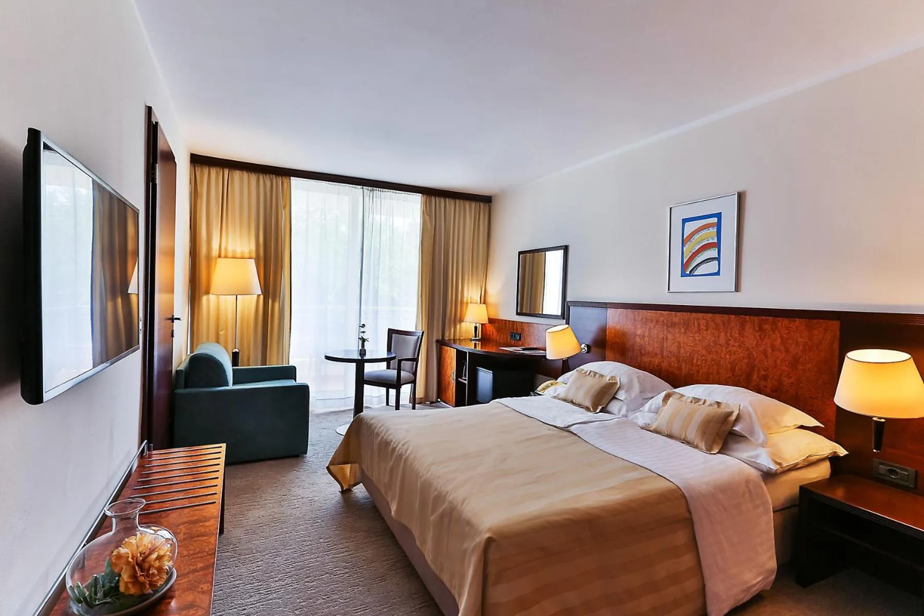 Bed in Hotel Princess