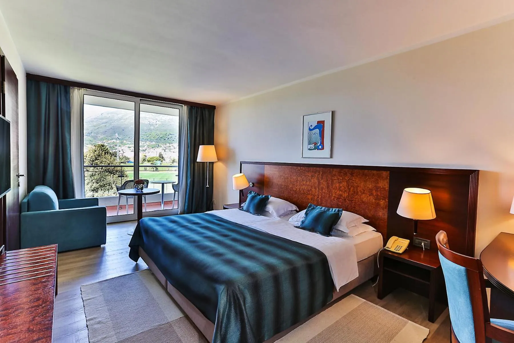 Bed in Hotel Princess