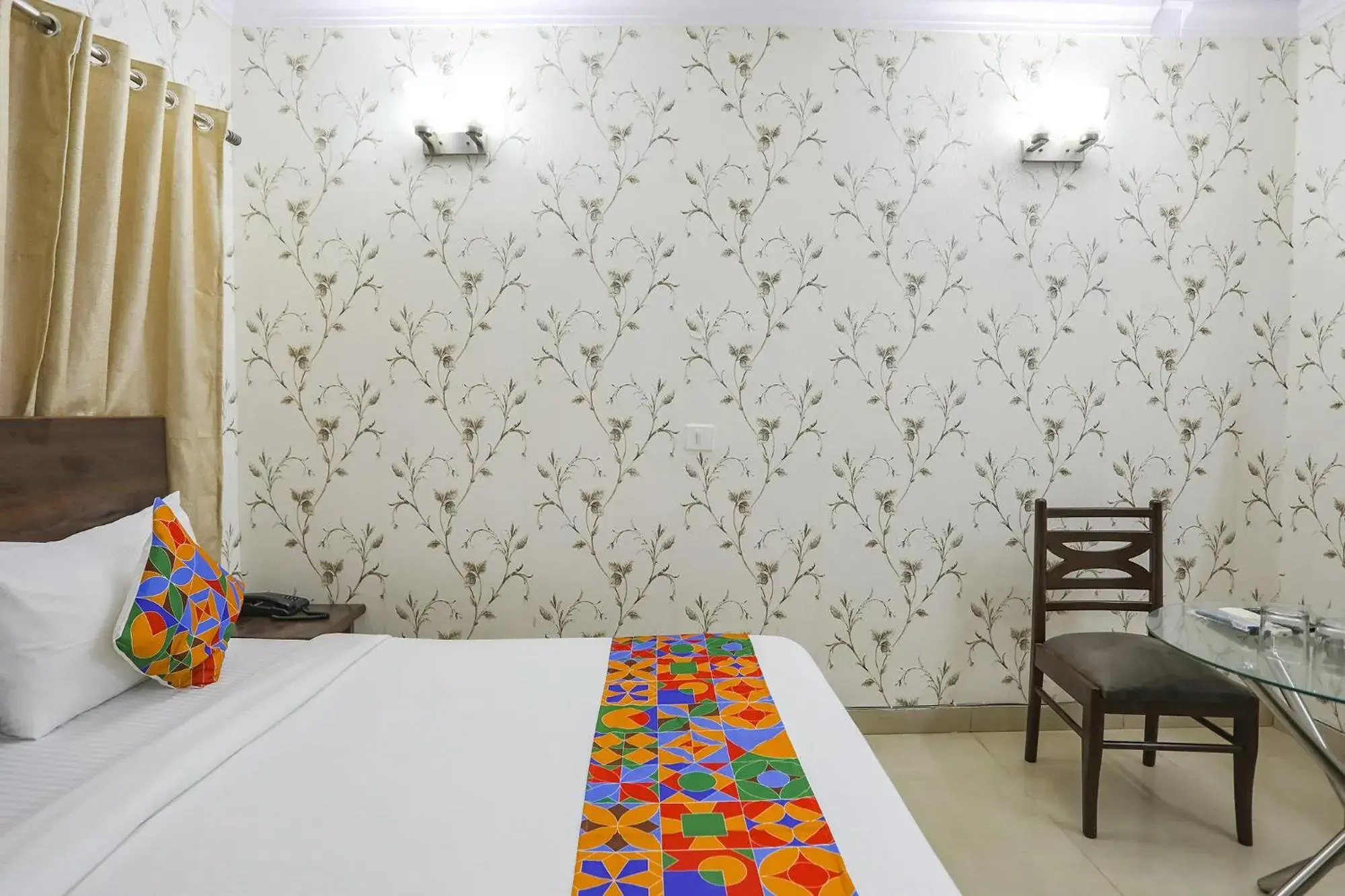 Photo of the whole room, Bed in FabExpress JPM Harshdeep Photo of the whole room, Bed in FabExpress JPM Harshdeep