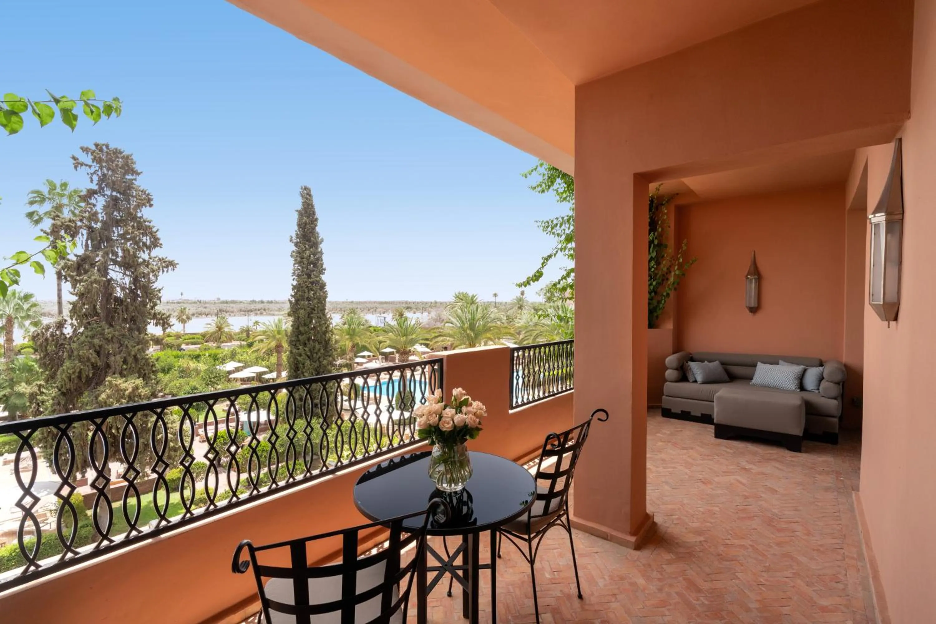 Patio in Sofitel Marrakech Lounge and Spa