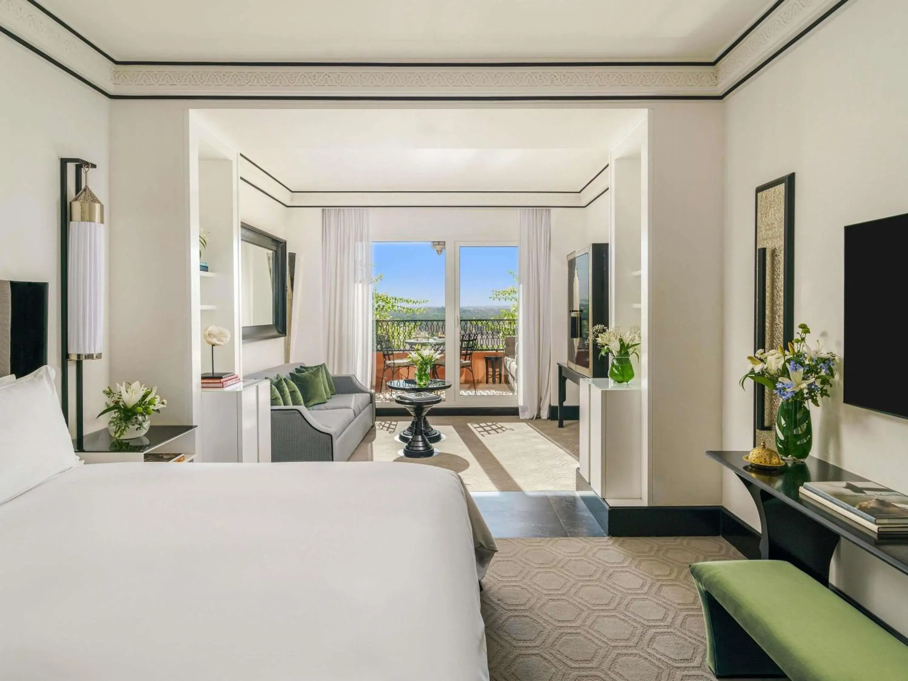 Bedroom, Bed in Sofitel Marrakech Palais Impérial & Spa Bedroom, Bed in Sofitel Marrakech Palais Impérial & Spa