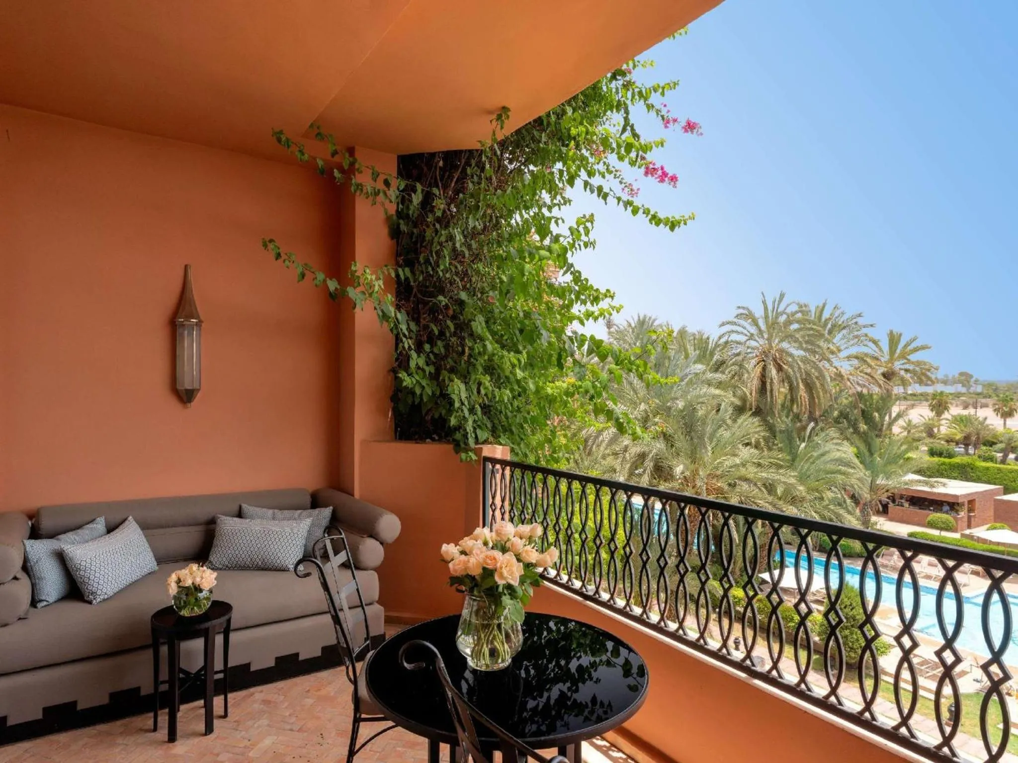 Patio in Sofitel Marrakech Lounge and Spa