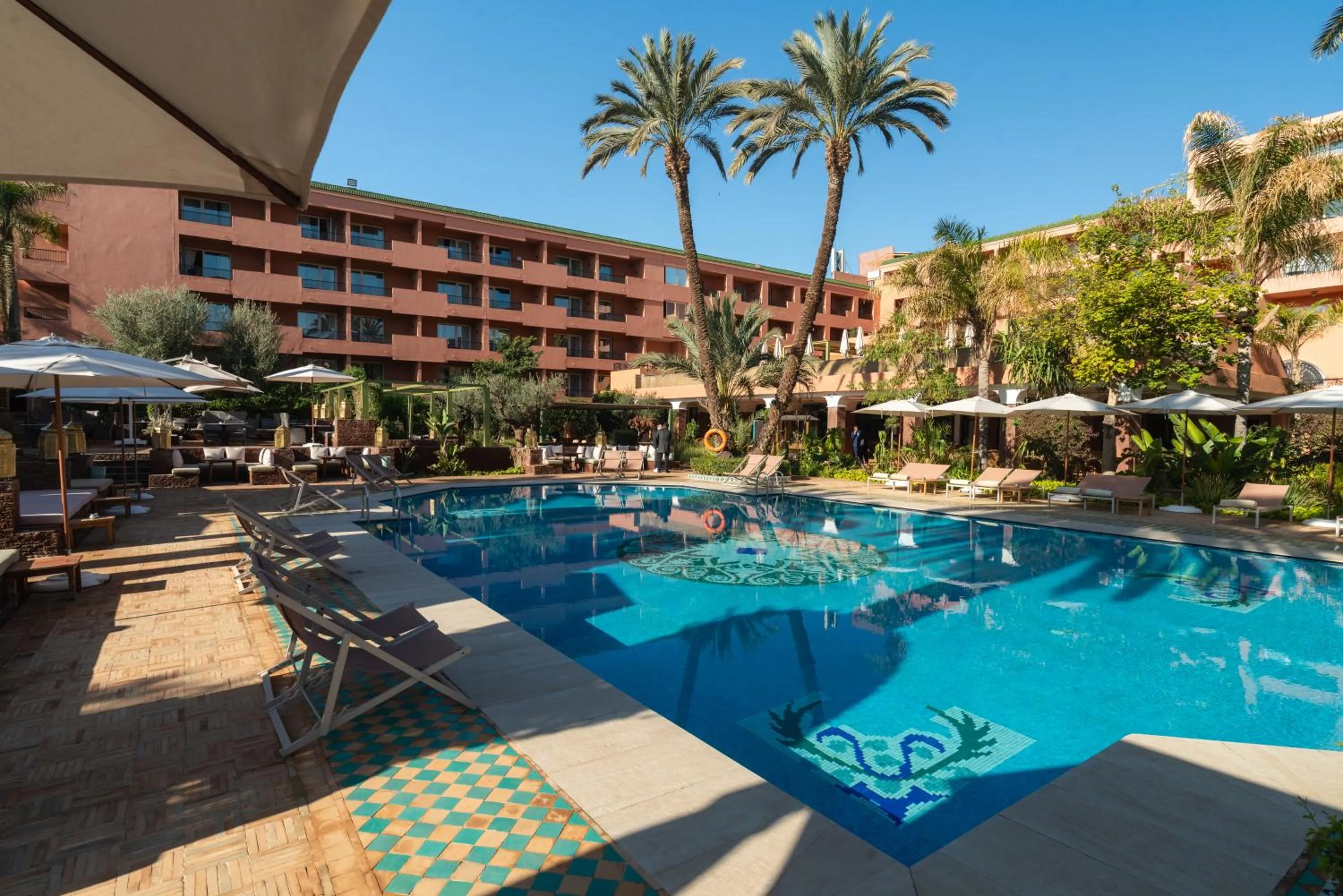 Swimming pool in Sofitel Marrakech Lounge and Spa