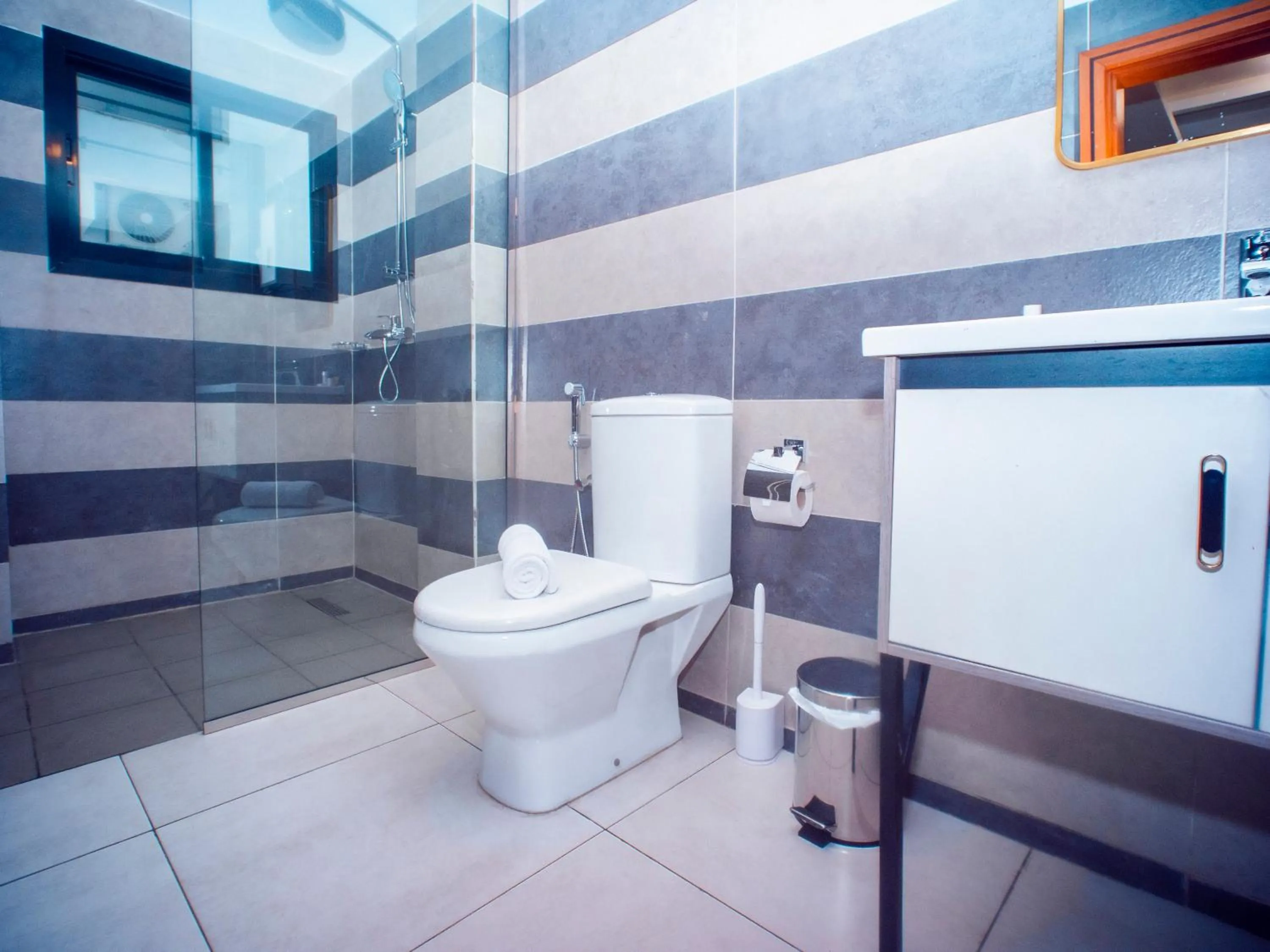 Toilet in Geneva Hotel