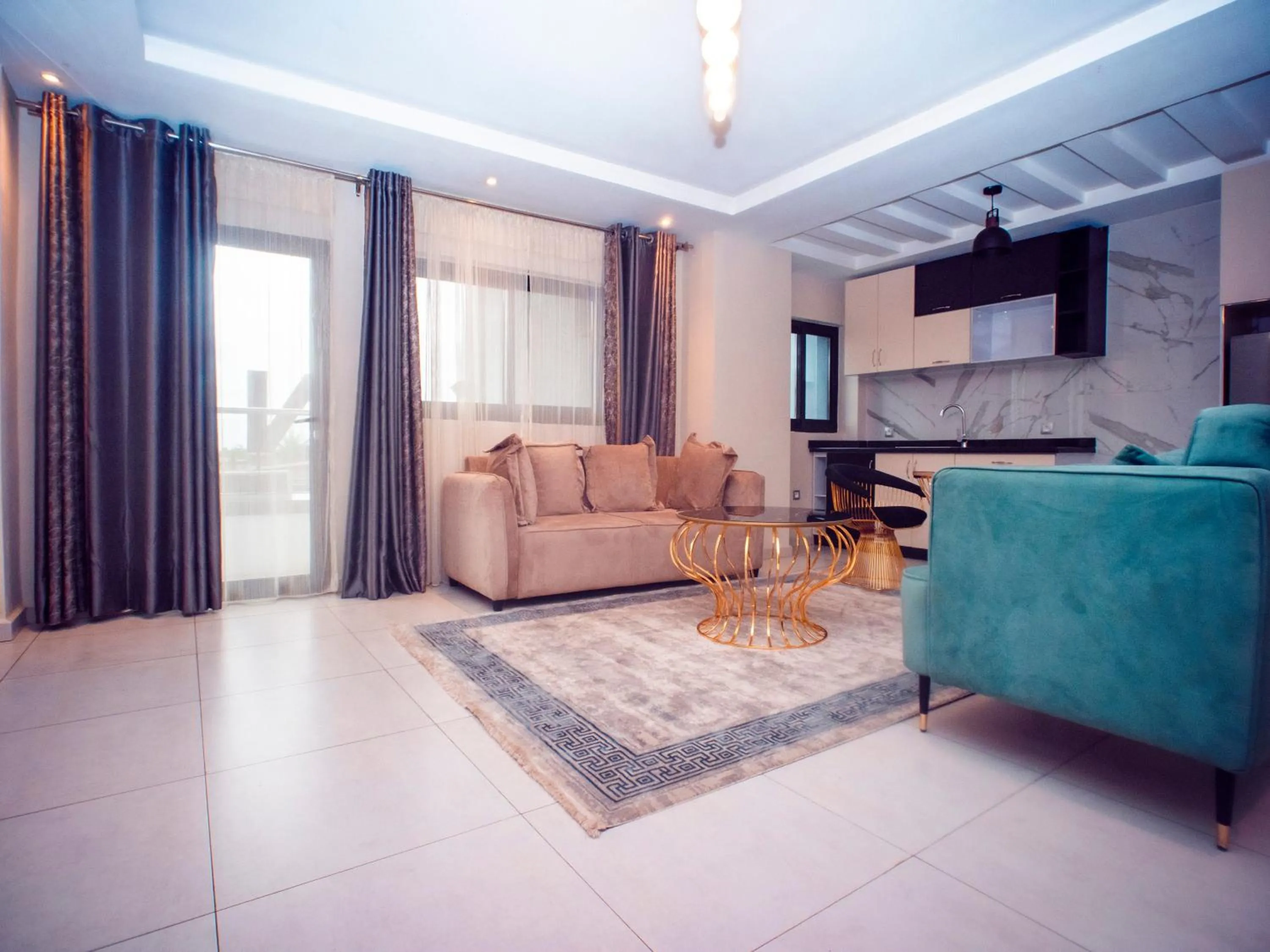 Kitchen or kitchenette in Geneva Hotel