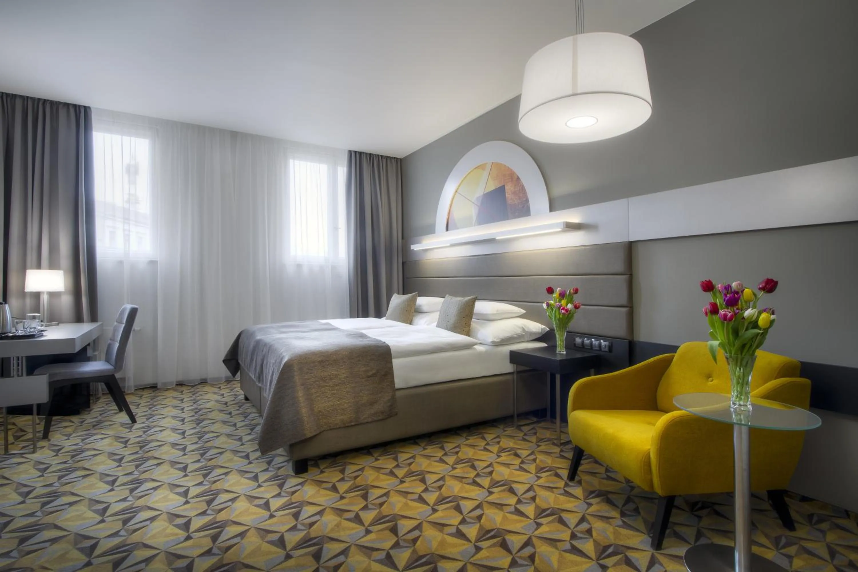 Bed in Hotel Essence