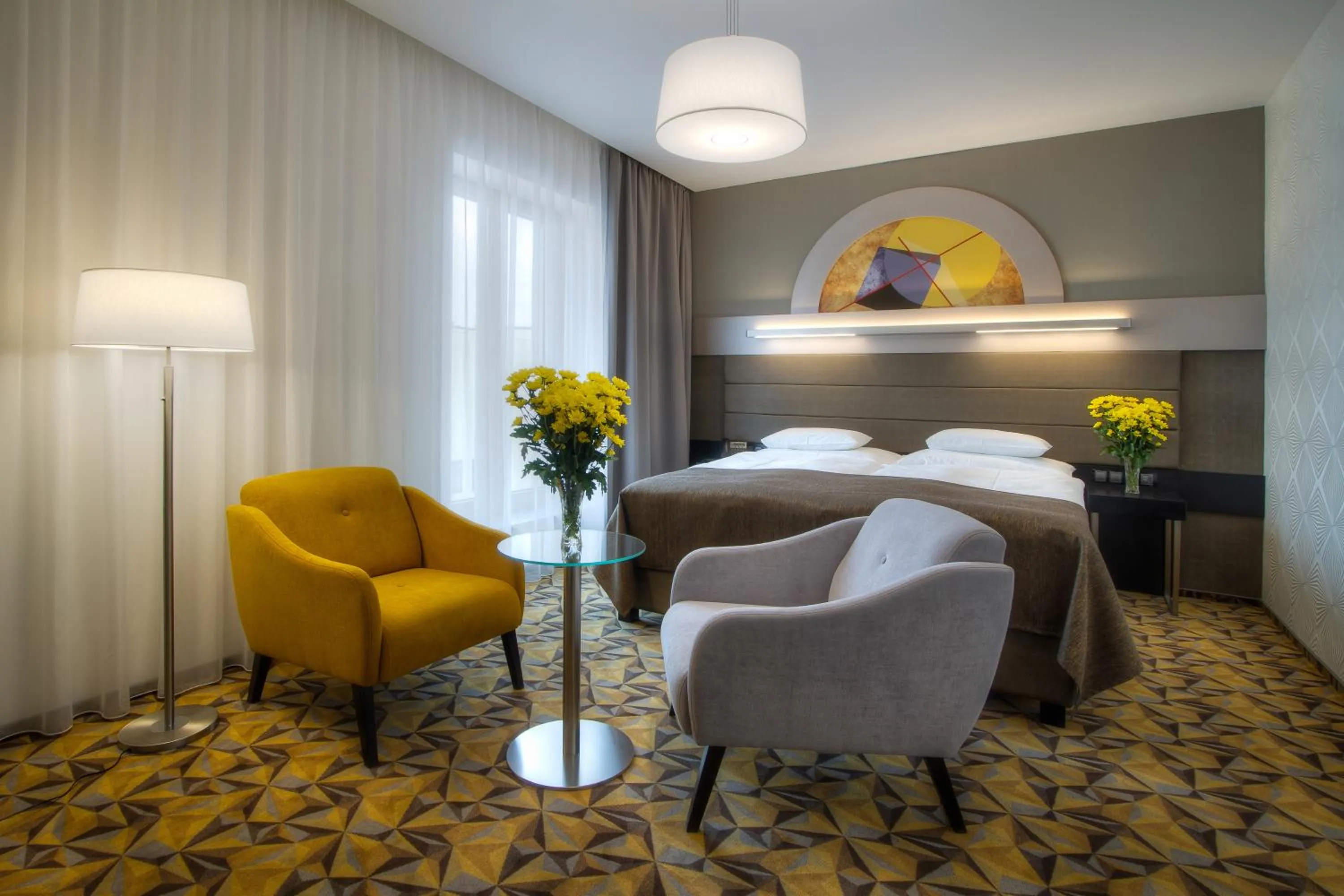 Bed in Hotel Essence