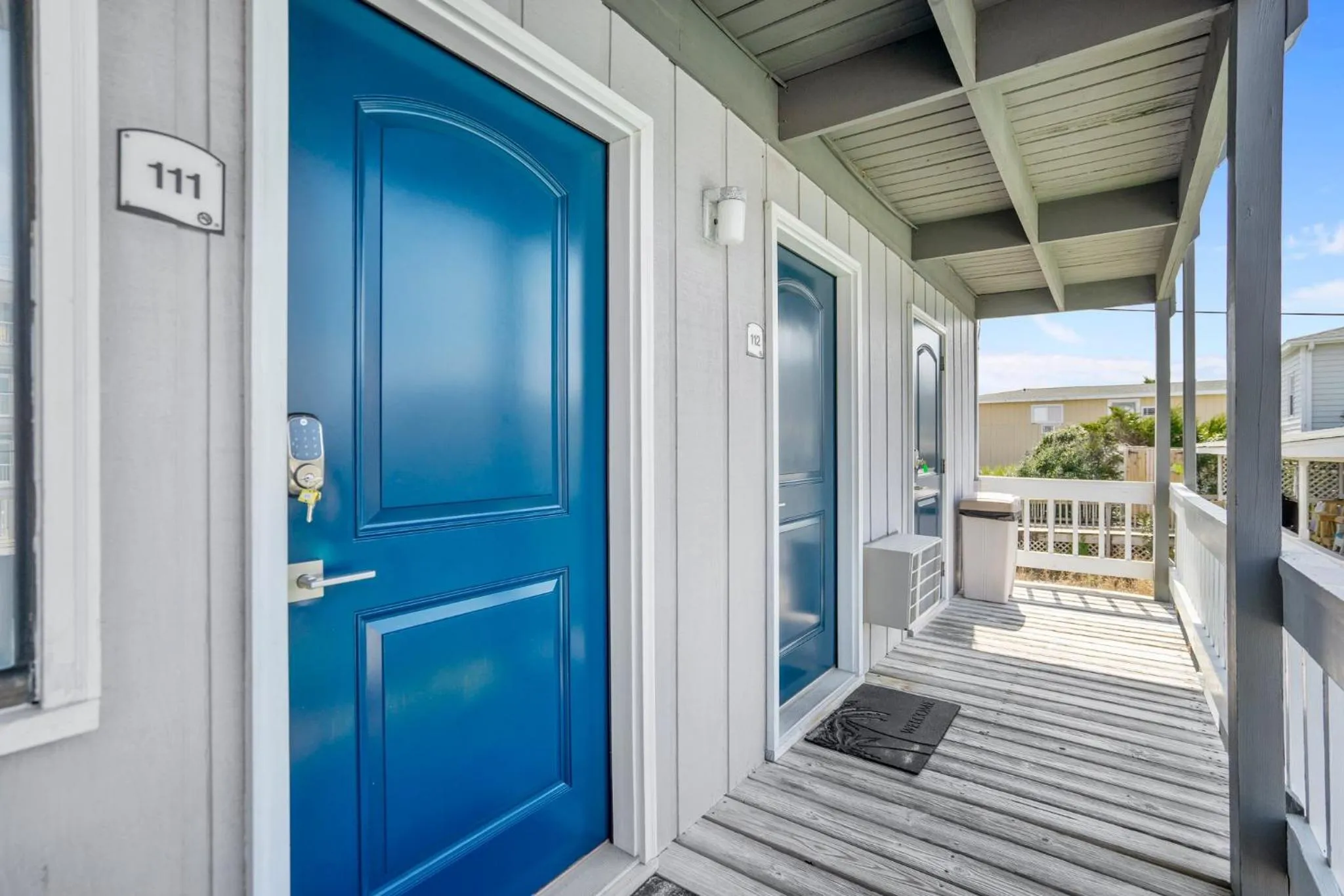 Facade/entrance in The Beach House