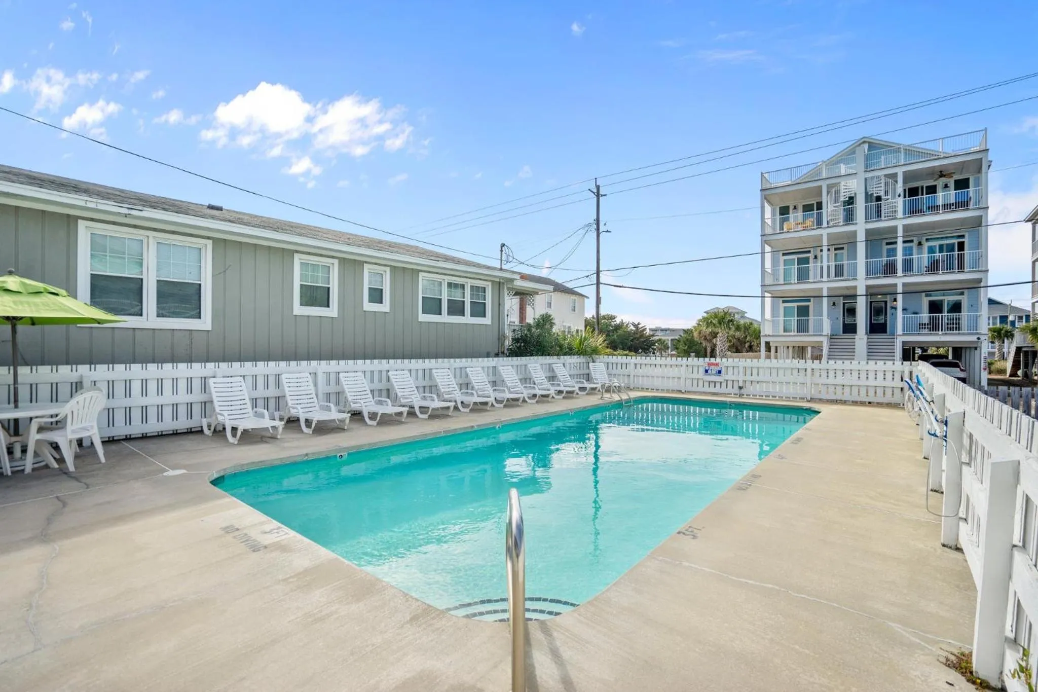 Swimming pool in The Beach House