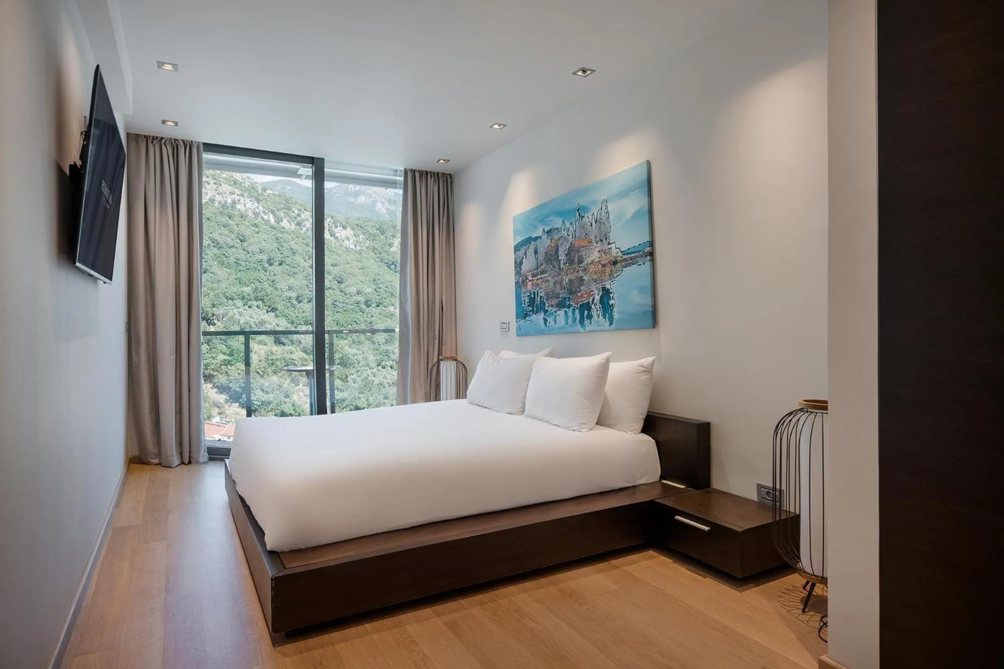 Bedroom, Bed in Eurostars Queen of Montenegro