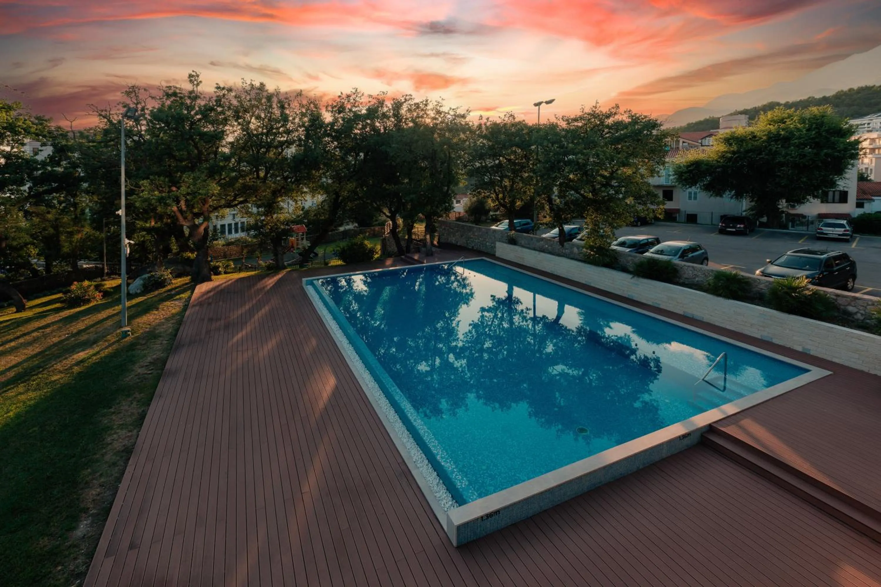 Swimming pool in Eurostars Queen of Montenegro