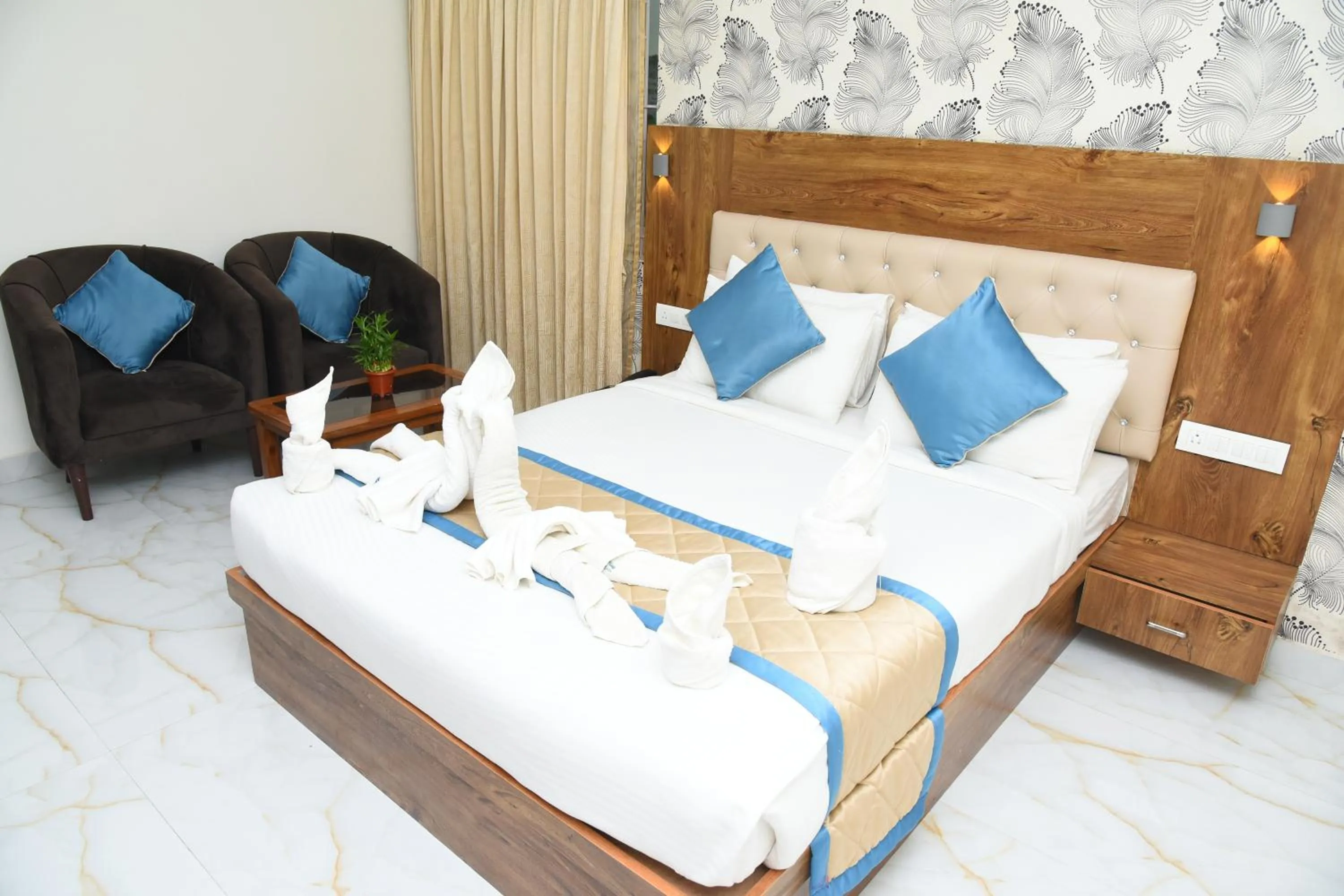 Photo of the whole room, Bed in Spectra Hotel Bangalore Airport