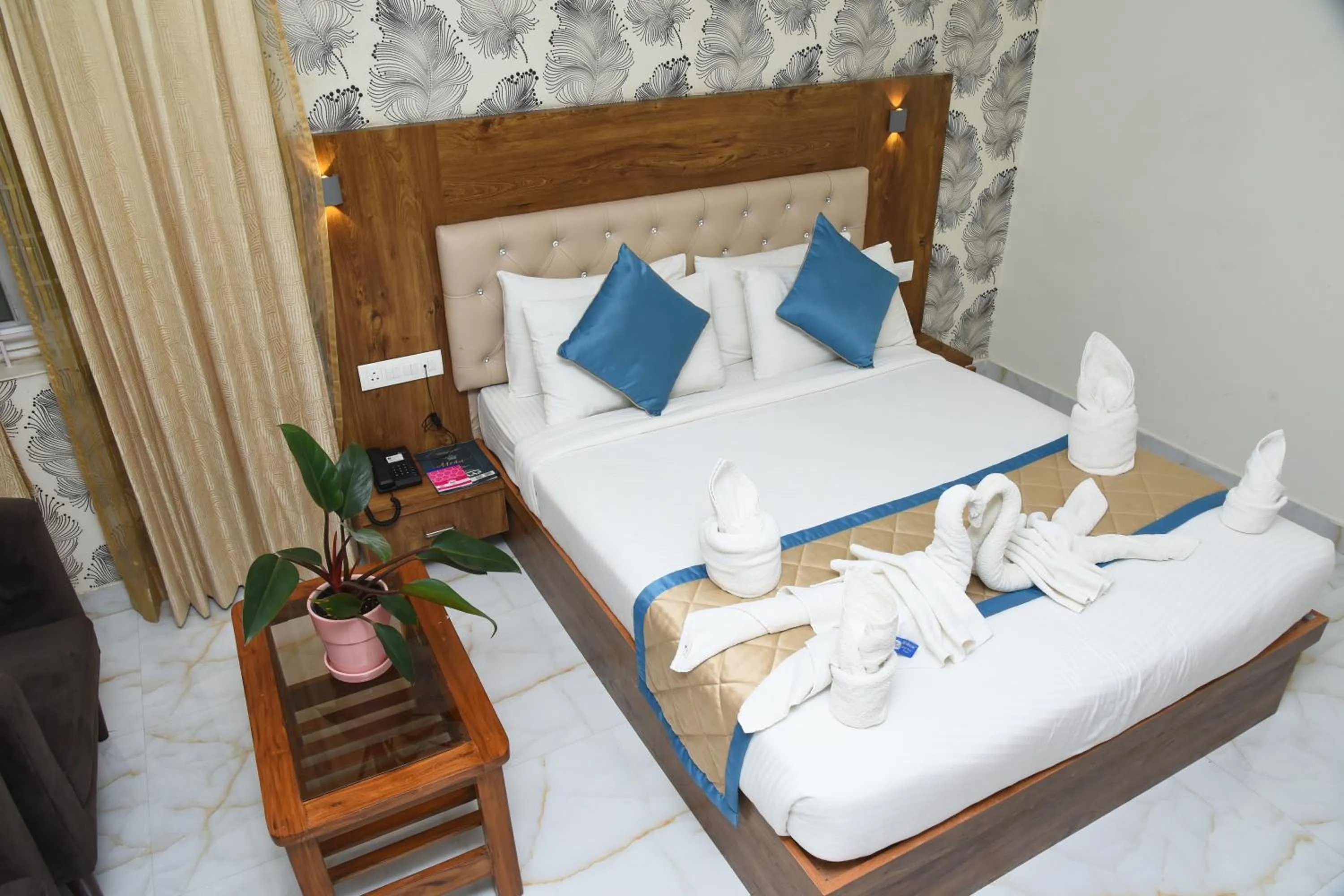 Photo of the whole room, Bed in Spectra Hotel Bangalore Airport