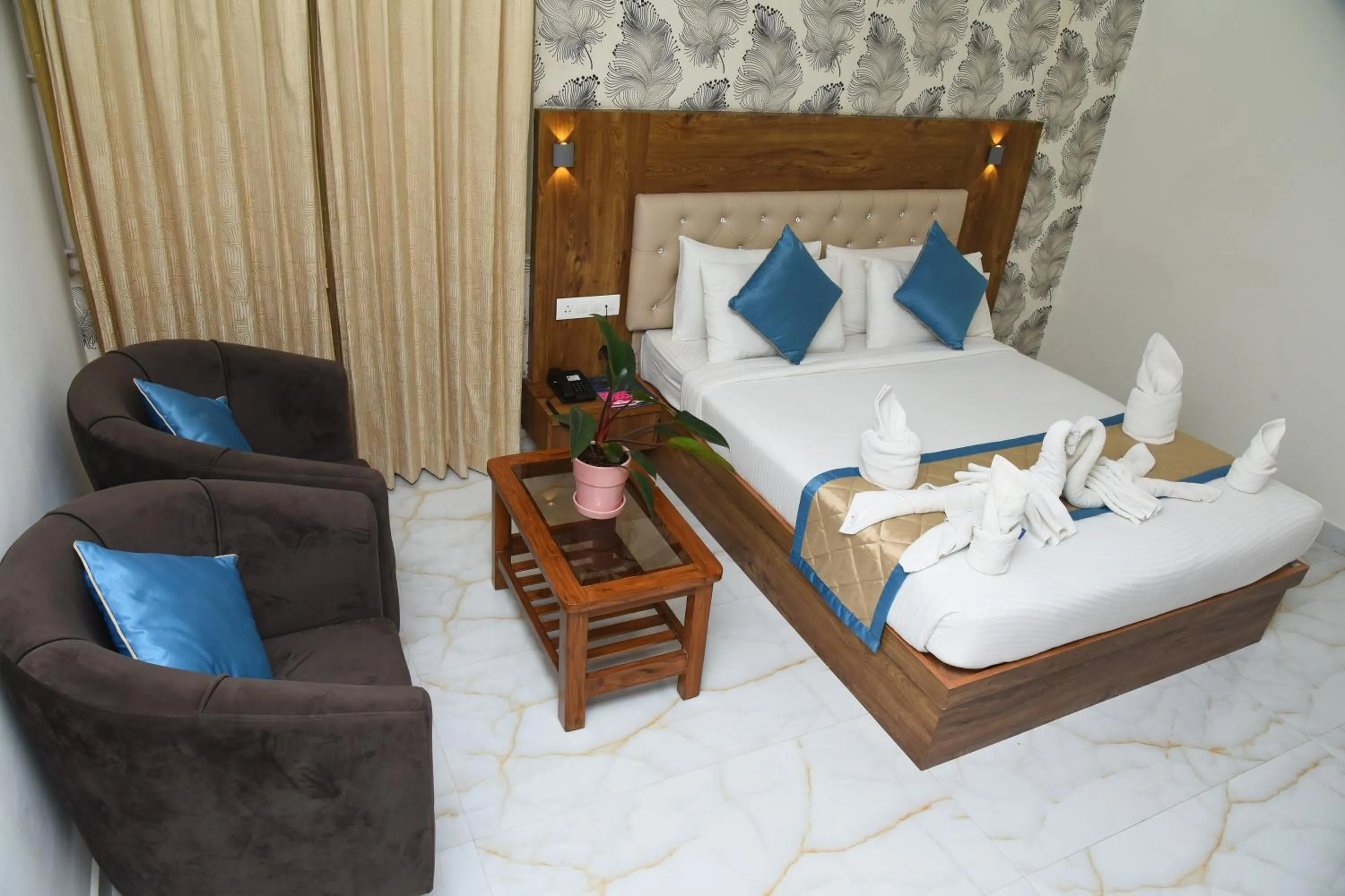 Photo of the whole room, Bed in Spectra Hotel Bangalore Airport
