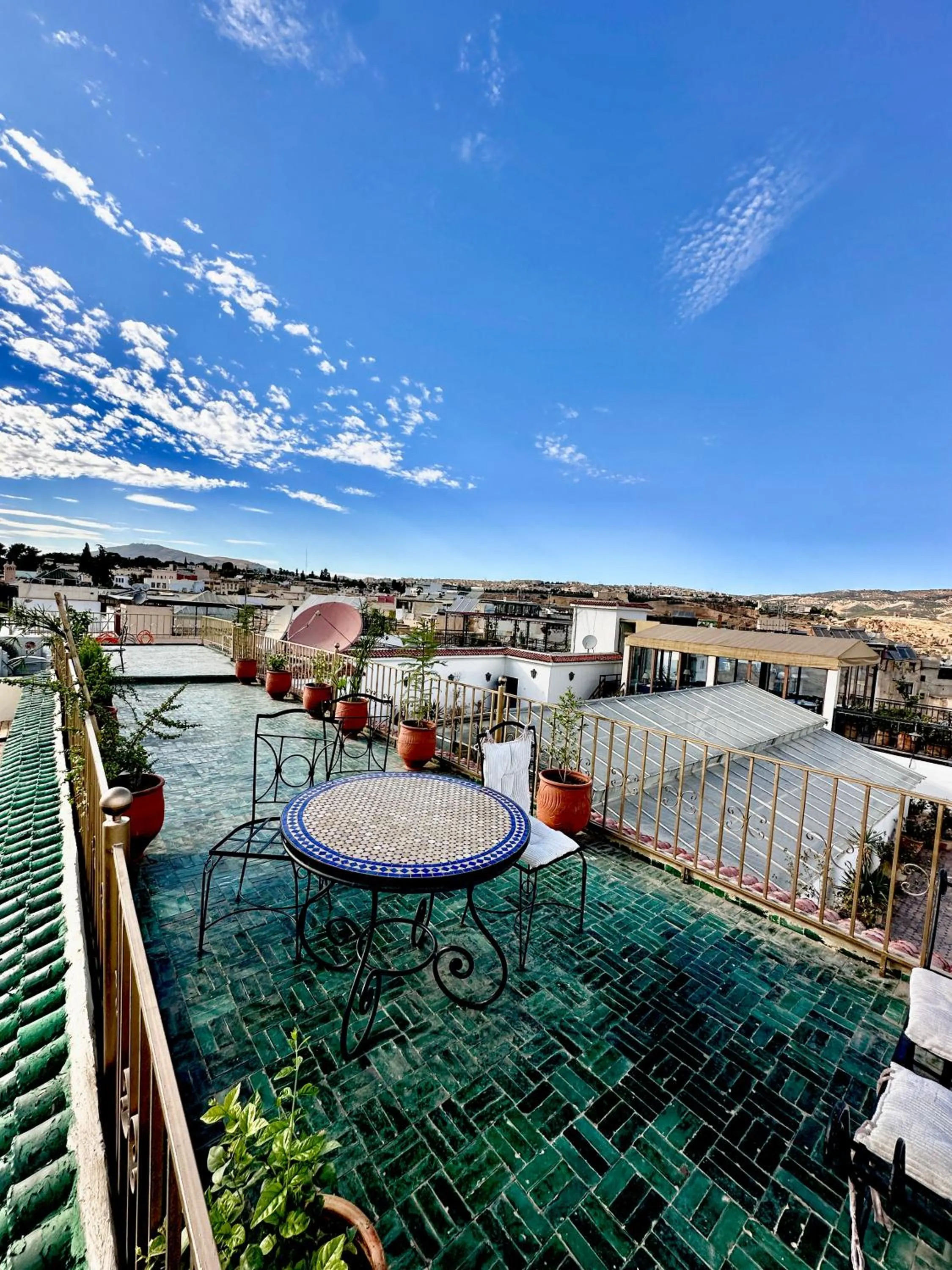 Balcony/Terrace in Riad Damia Suite & Spa
