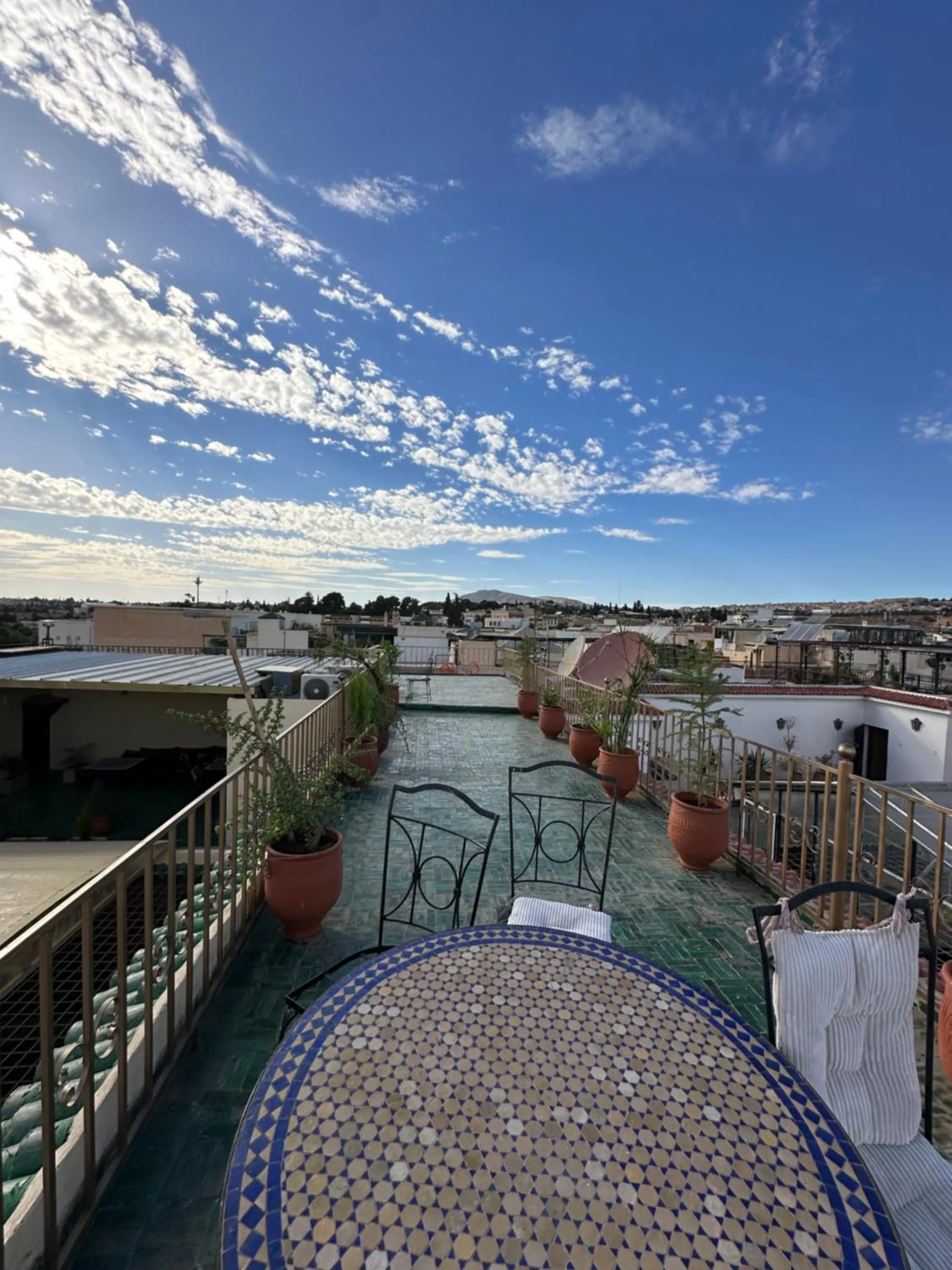 Balcony/Terrace in Riad Damia Suite & Spa