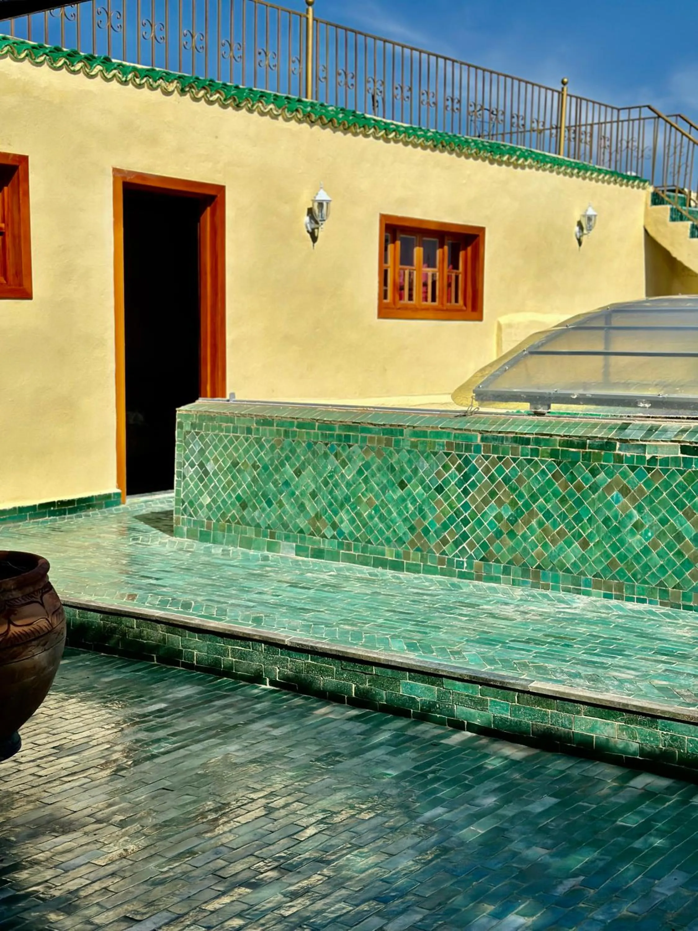 Balcony/Terrace in Riad Damia Suite & Spa