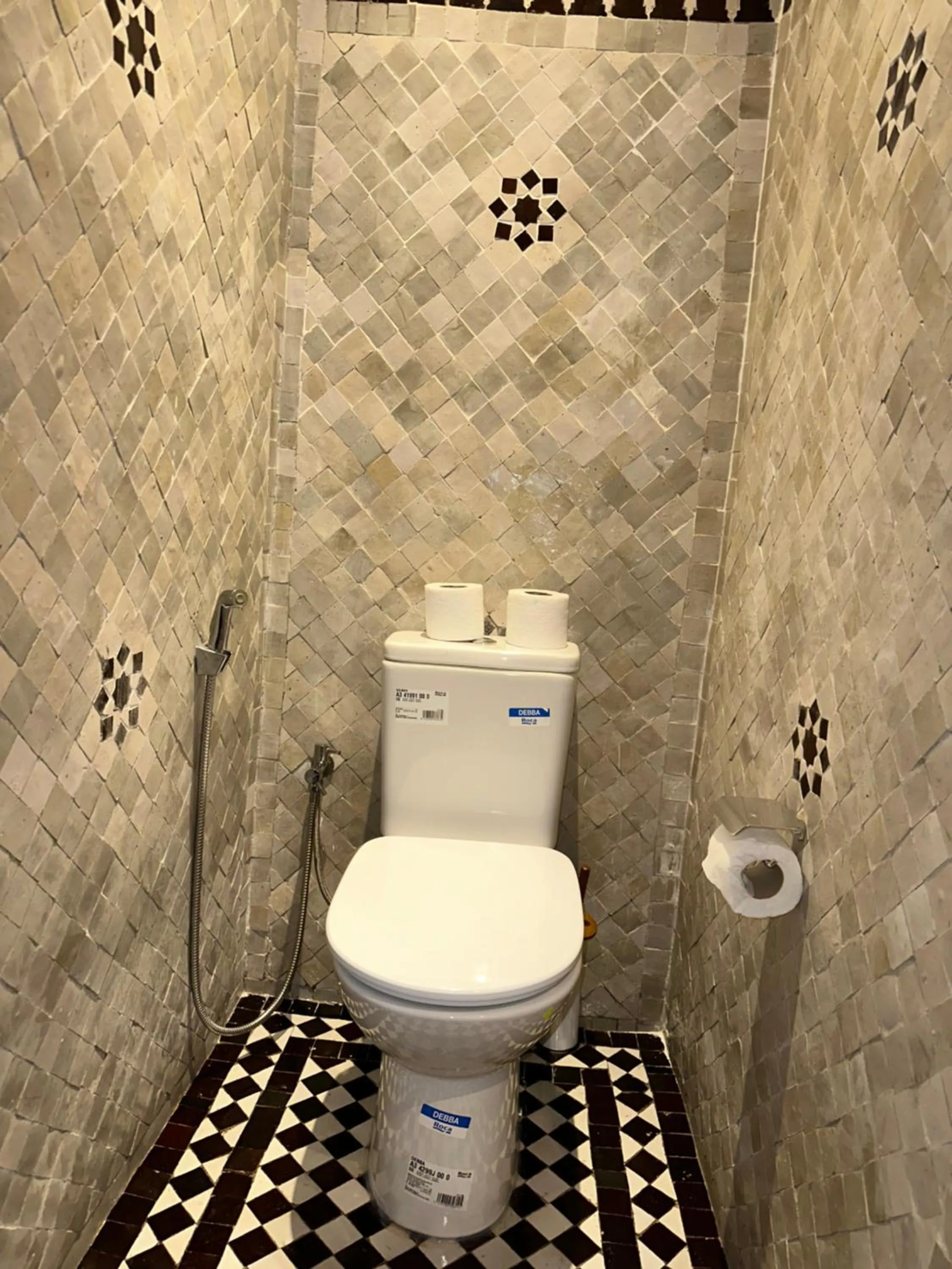 Shower in Riad Damia Suite & Spa