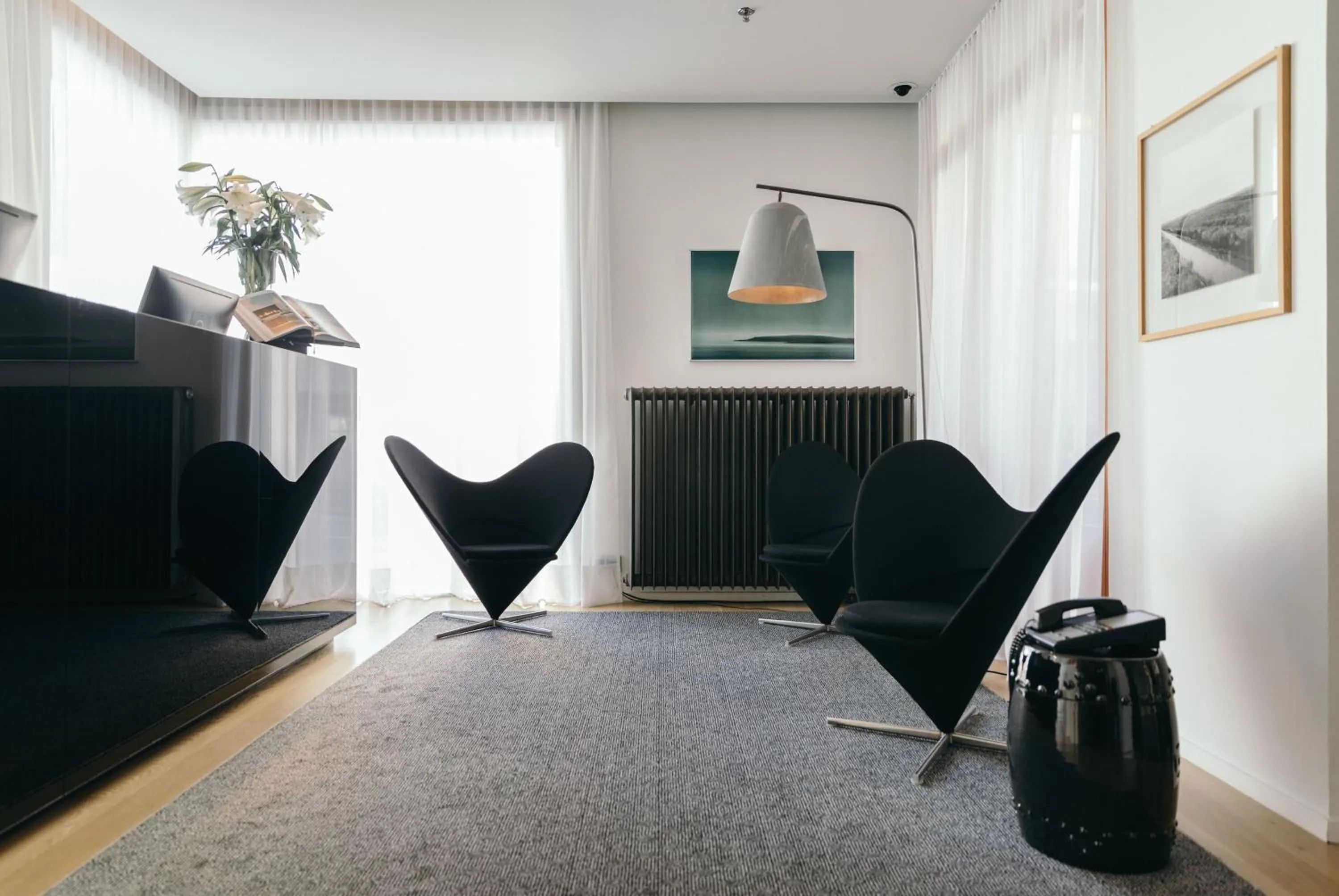 Seating area in 101 Hotel, a Member of Design Hotels