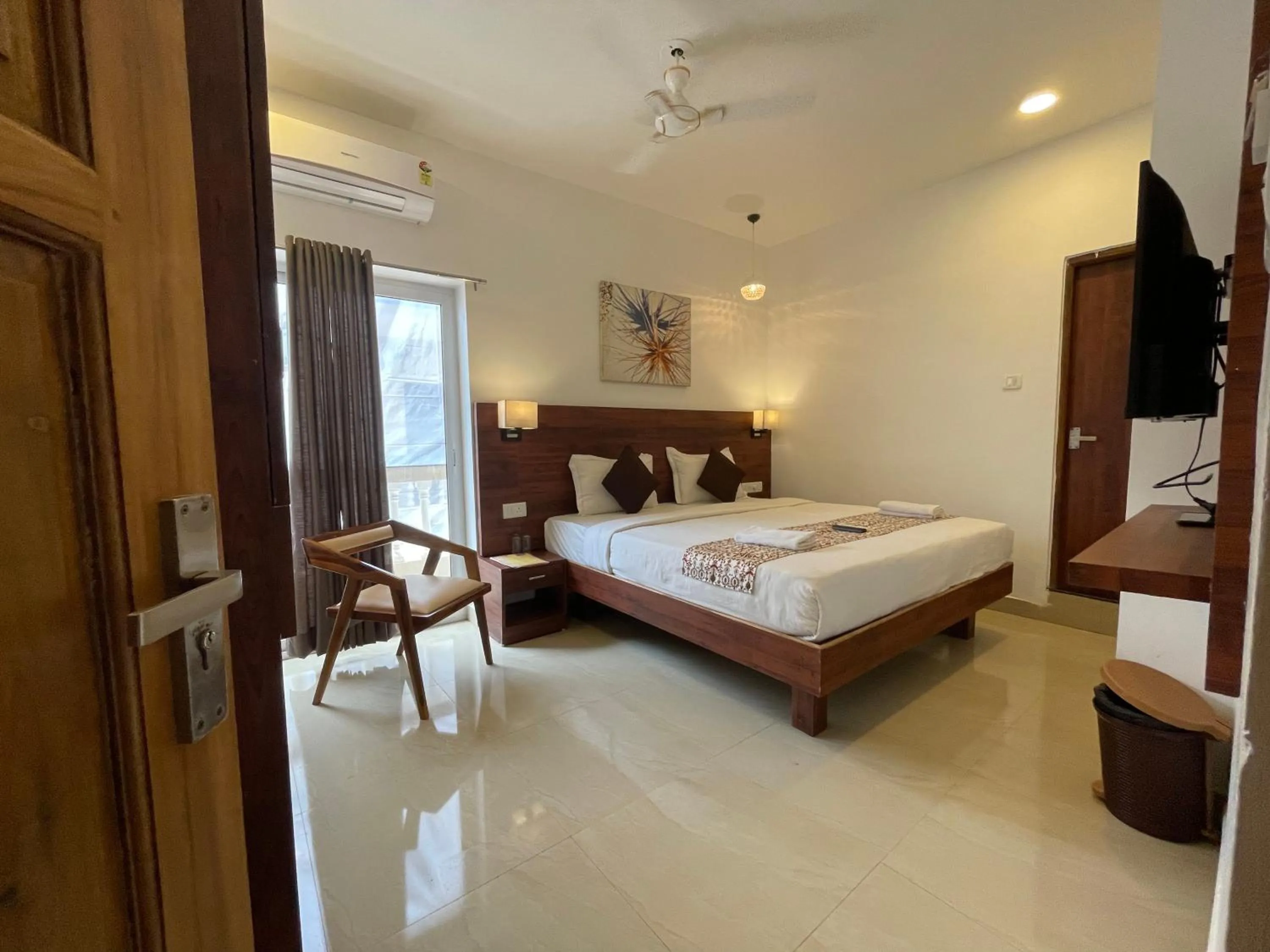 Bed in Yellow Sky By Rj14, Baga Beach