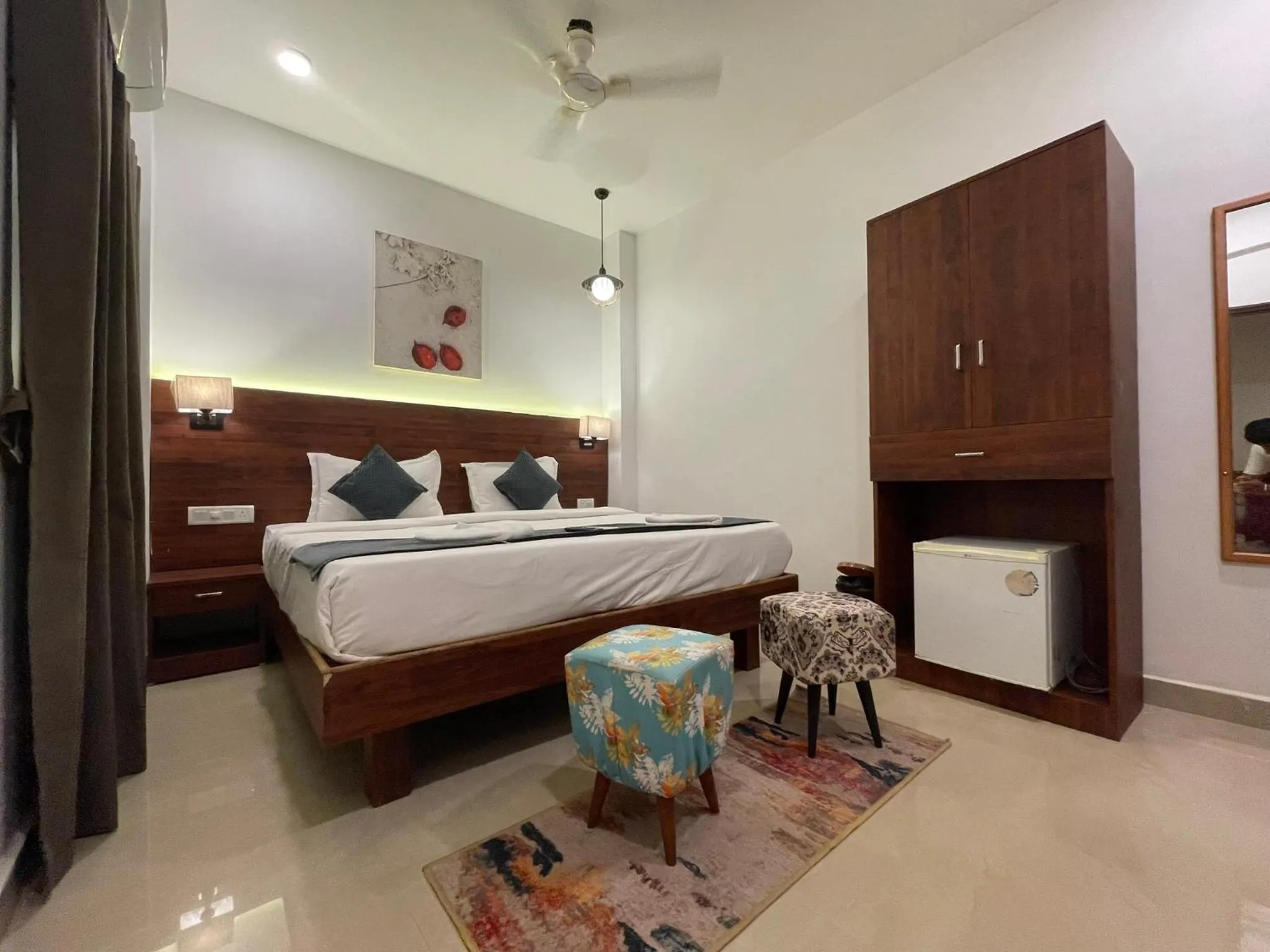 Bed in Yellow Sky By Rj14, Baga Beach