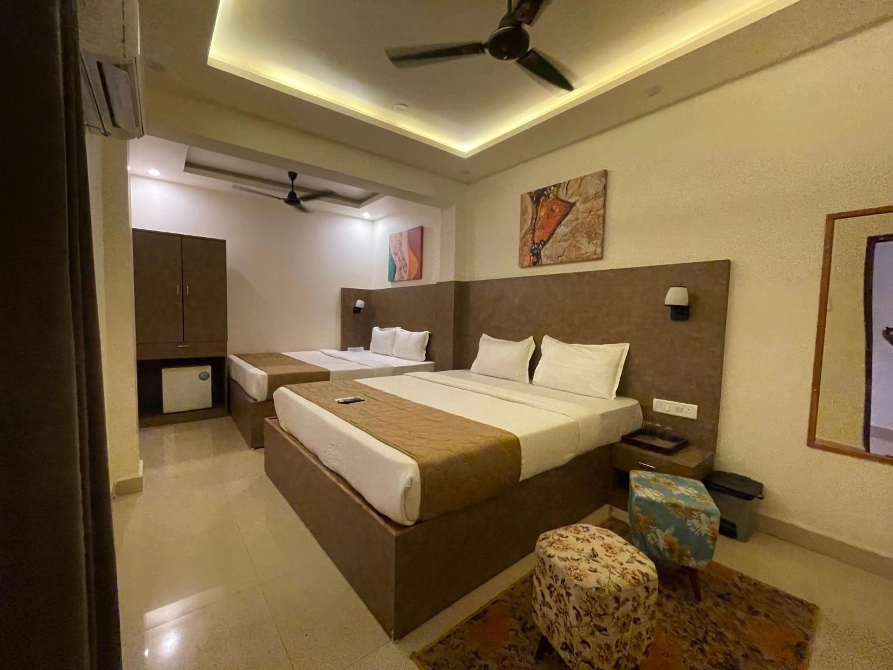 Bed in Yellow Sky By Rj14, Baga Beach