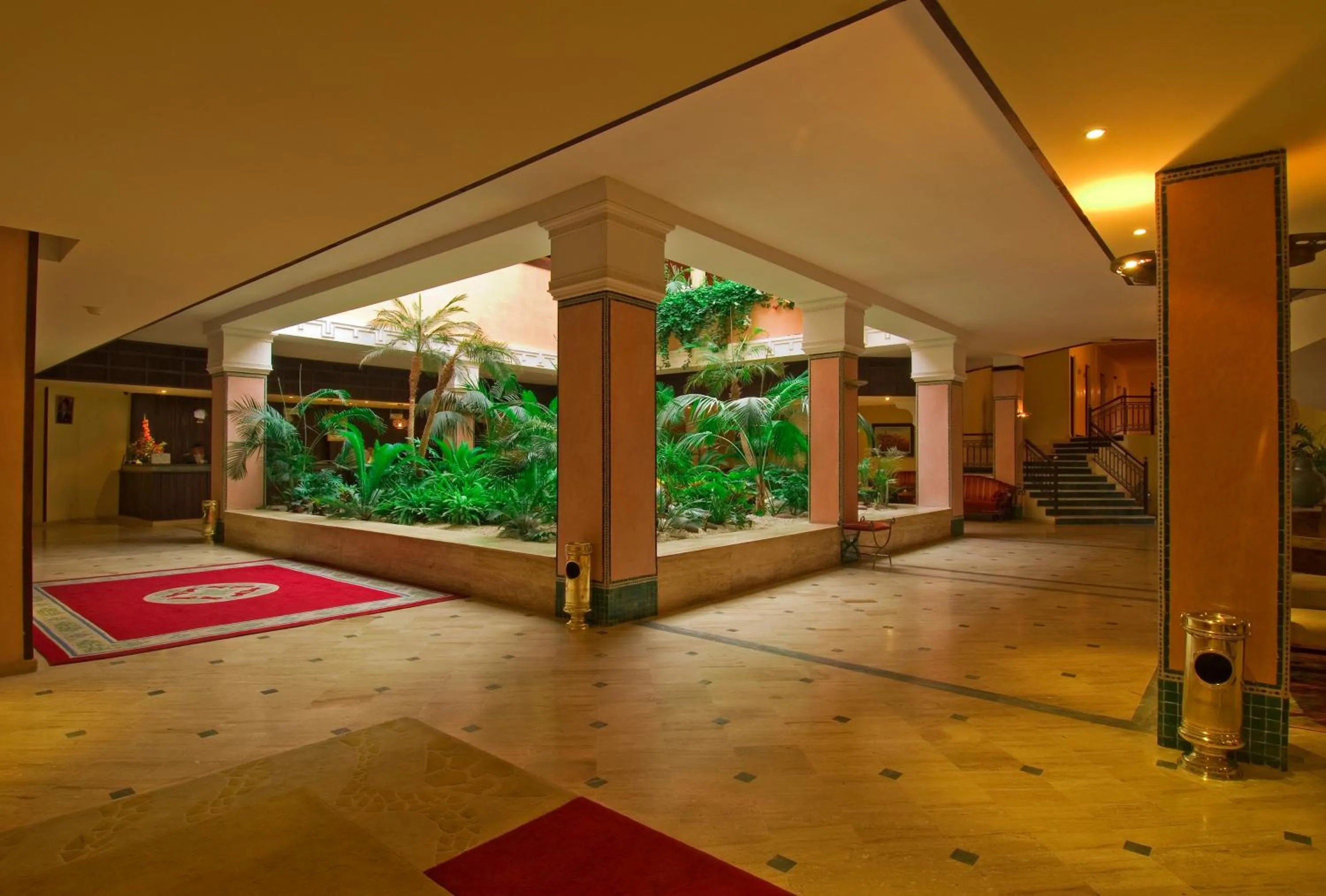 Lobby or reception in Hôtel Le Semiramis Marrakech by Bravia Hotels