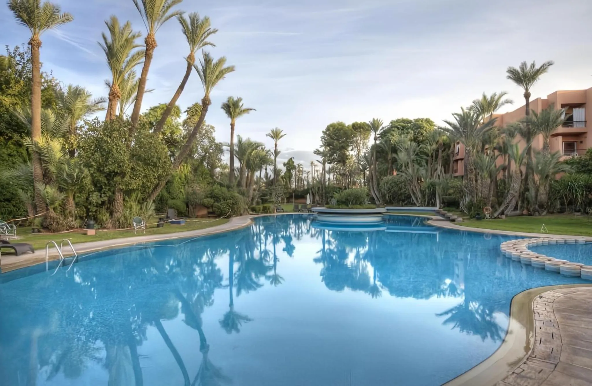 Swimming pool in Hôtel Le Semiramis Marrakech by Bravia Hotels