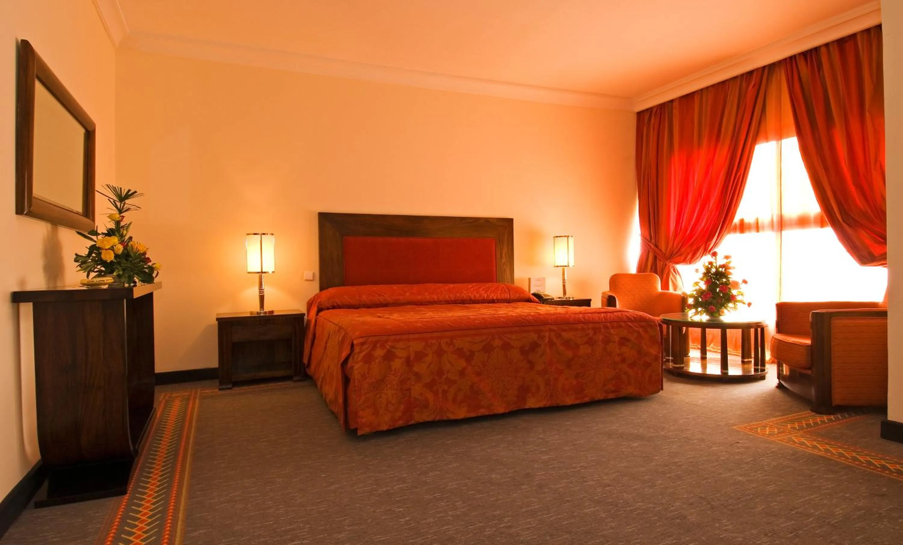 Bed in Hôtel Le Semiramis Marrakech by Bravia Hotels