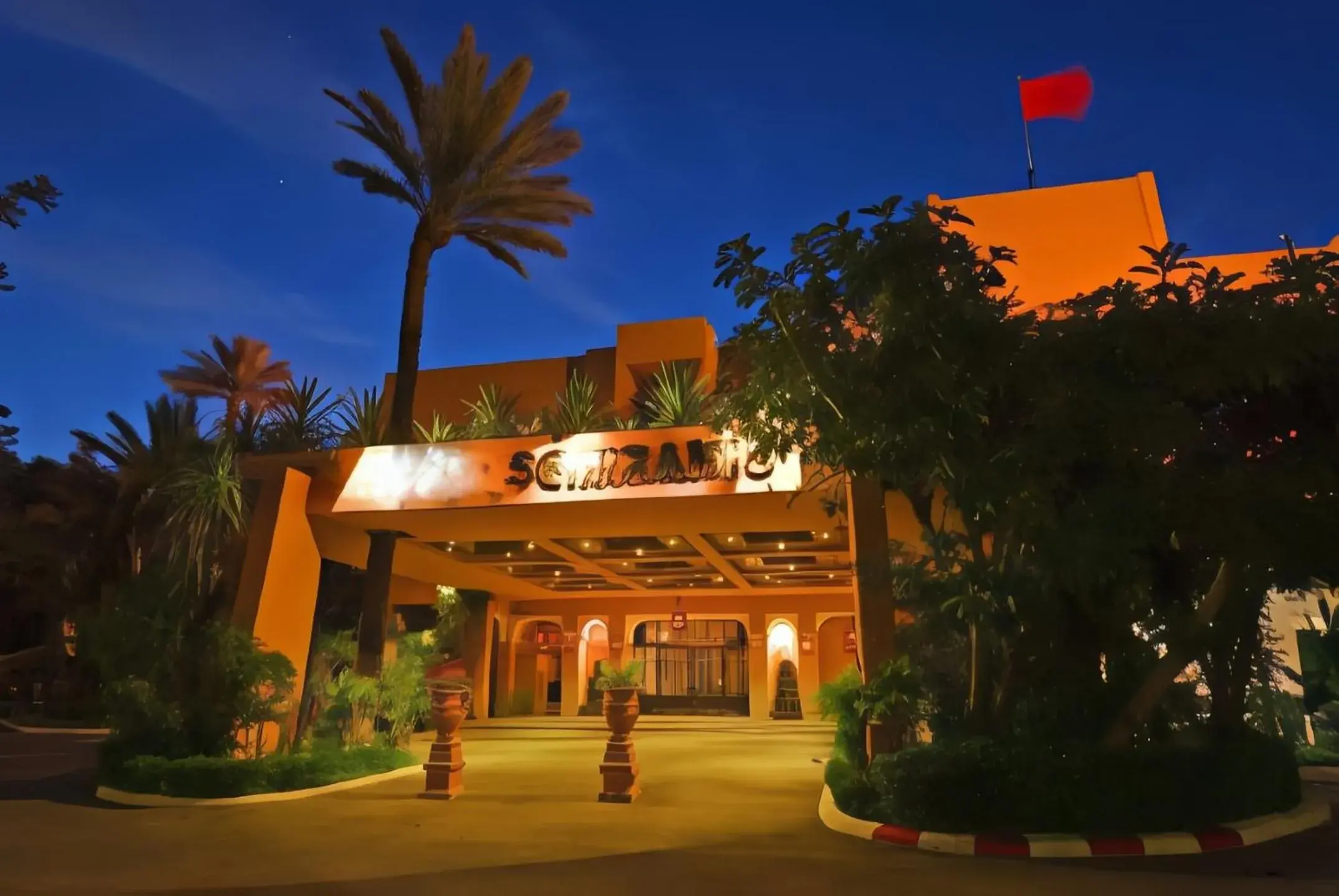 Property building in Hôtel Le Semiramis Marrakech by Bravia Hotels Property building in Hôtel Le Semiramis Marrakech by Bravia Hotels