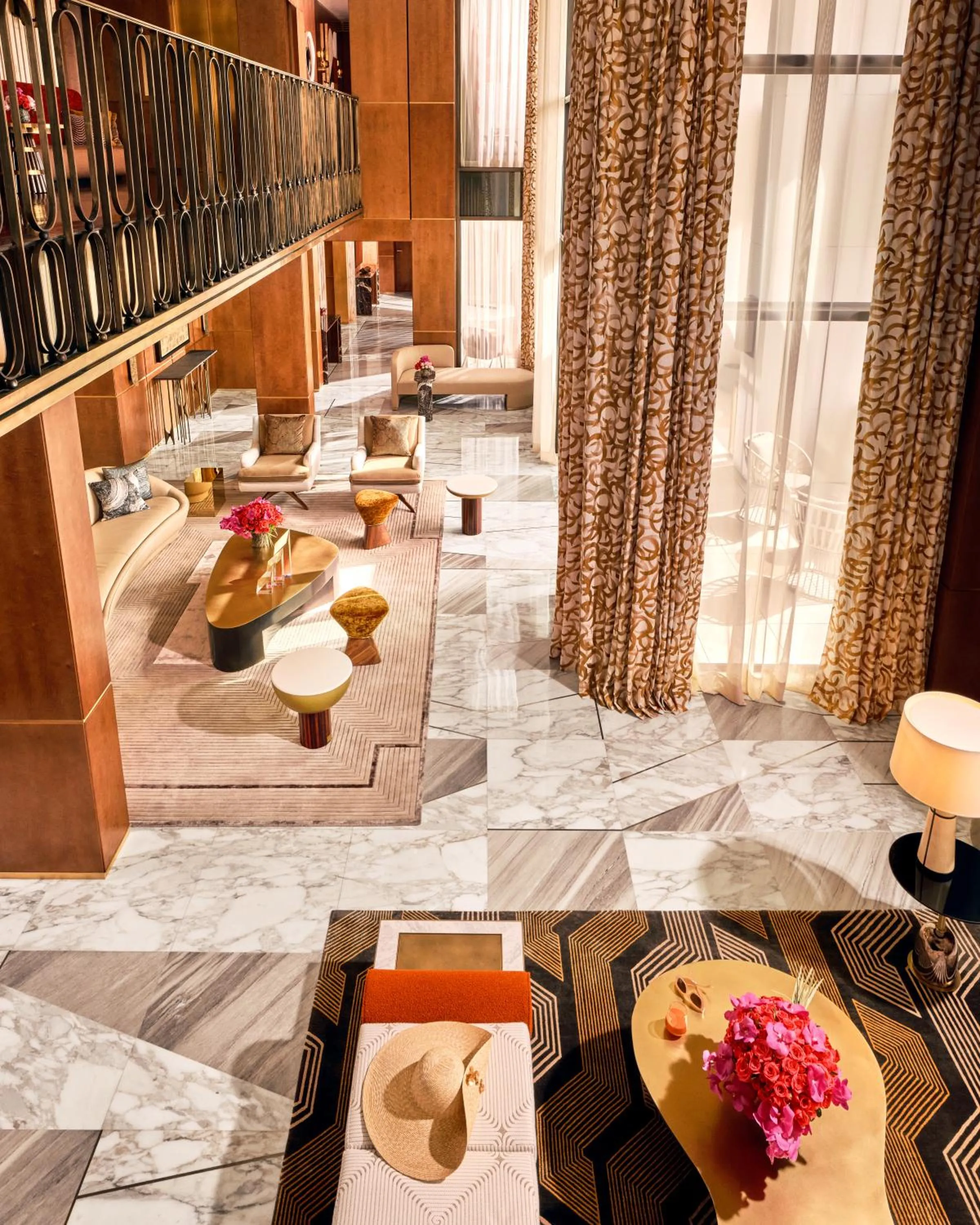 Living room in Royal Mansour Casablanca