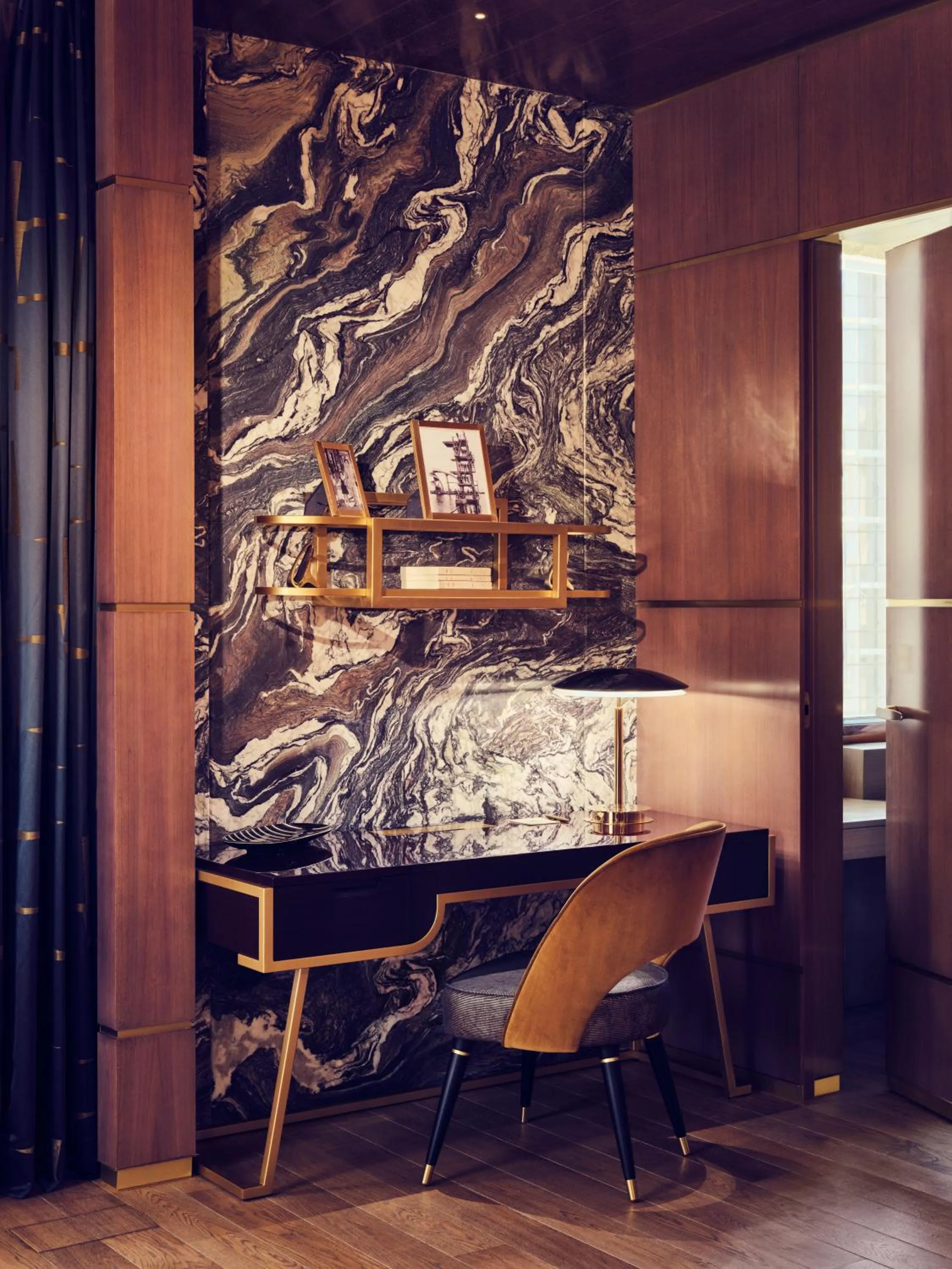 Decorative detail in Royal Mansour Casablanca