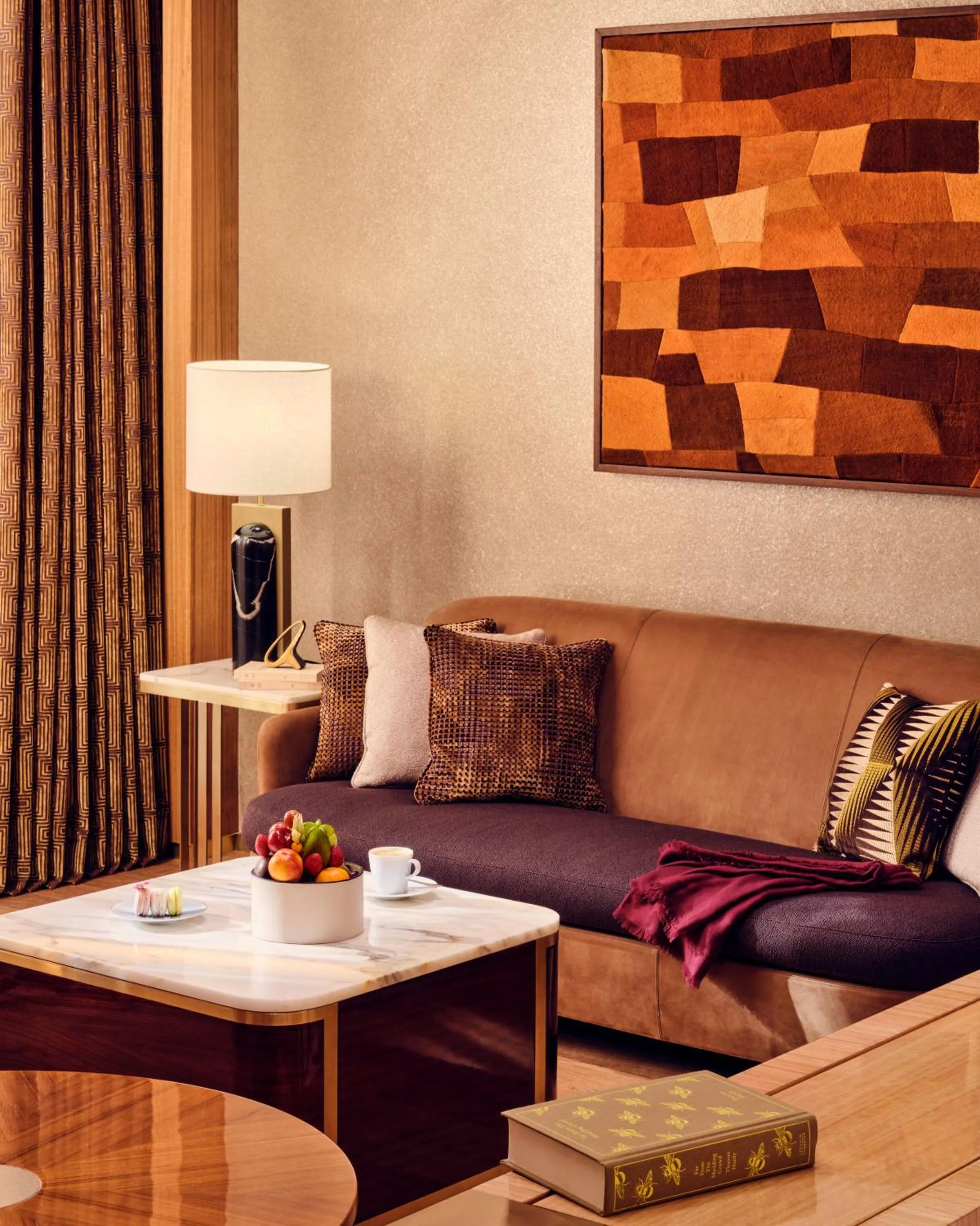 Seating area in Royal Mansour Casablanca