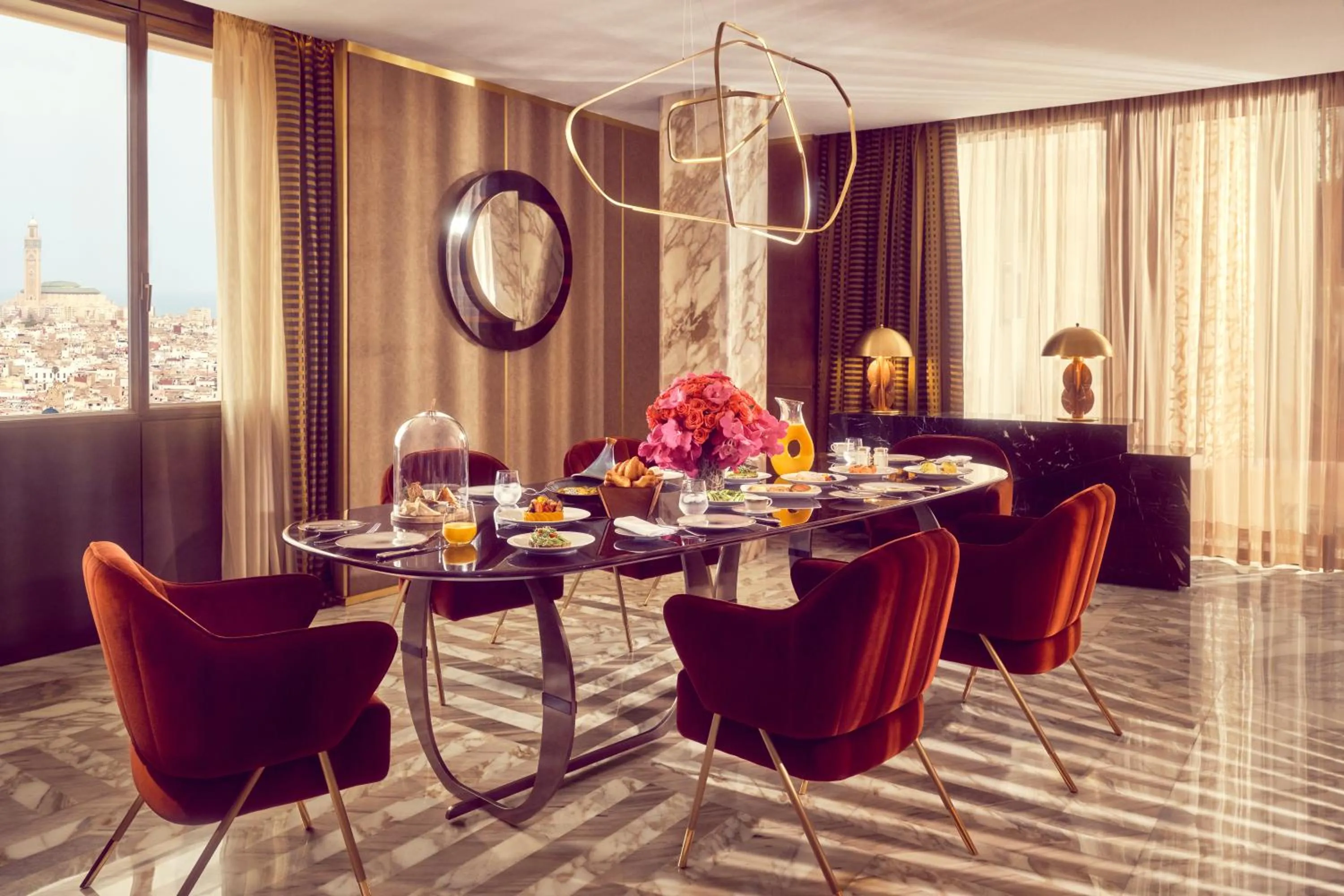 Living room in Royal Mansour Casablanca