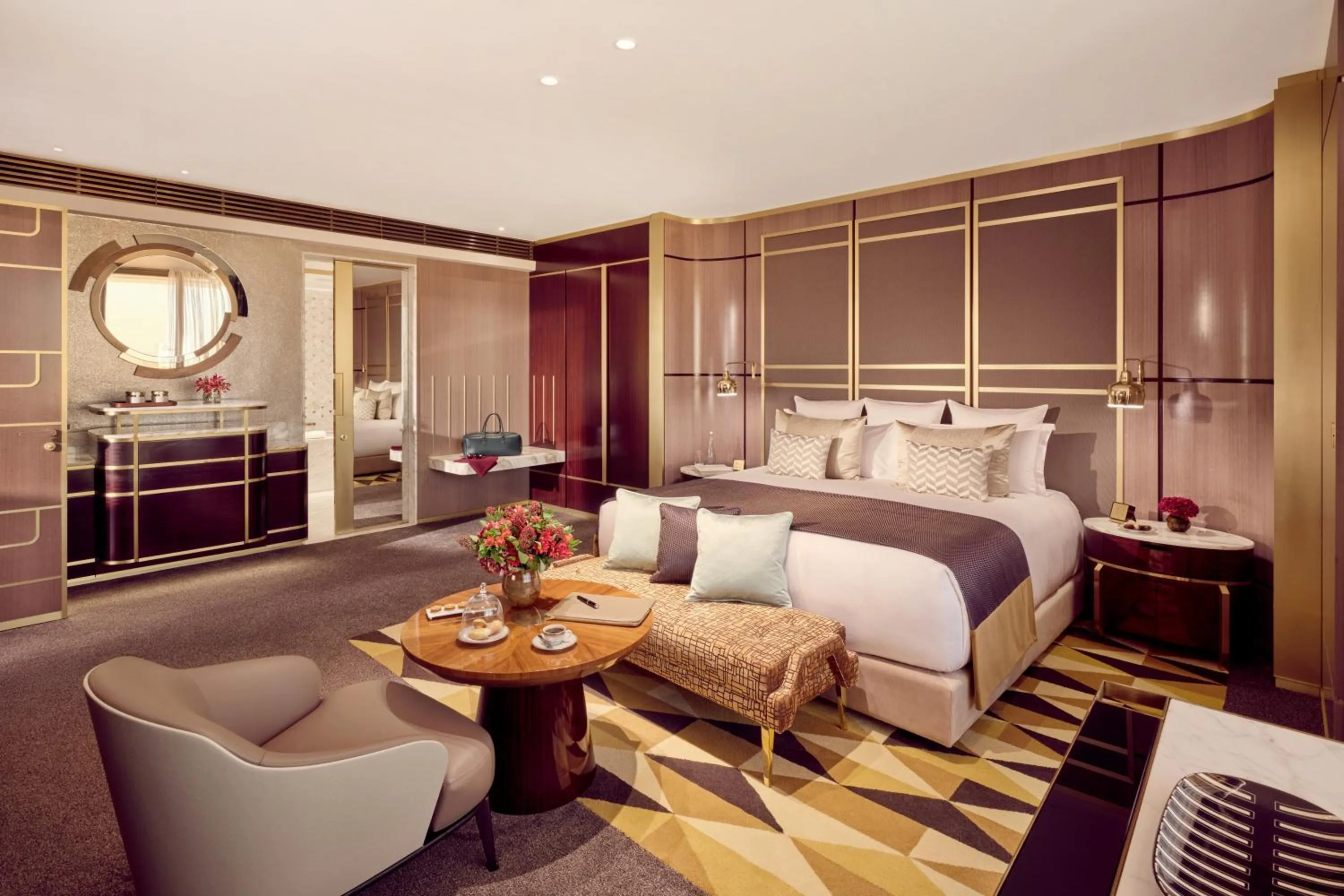 Photo of the whole room, Bed in Royal Mansour Casablanca