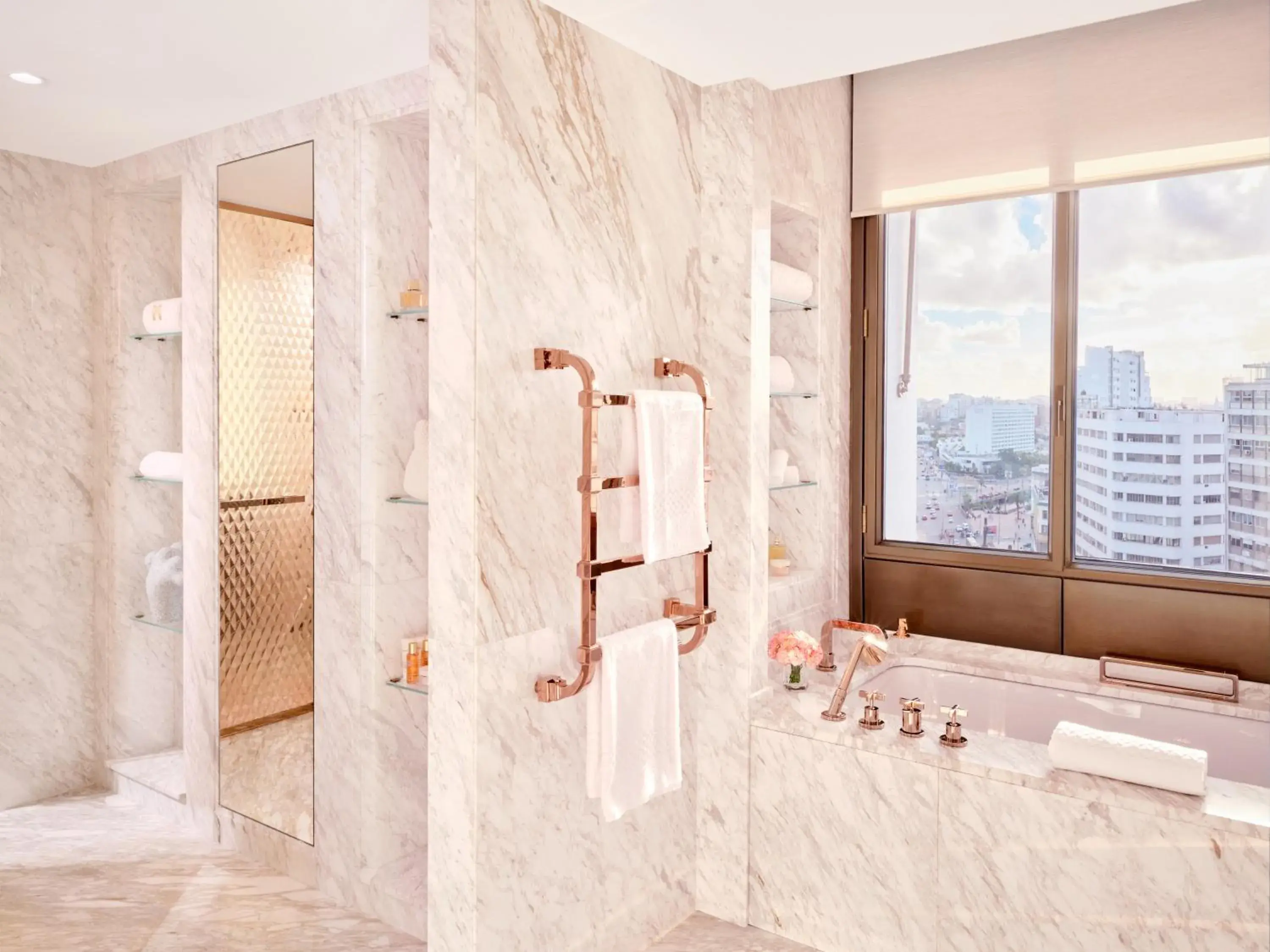 Bathroom in Royal Mansour Casablanca Bathroom in Royal Mansour Casablanca