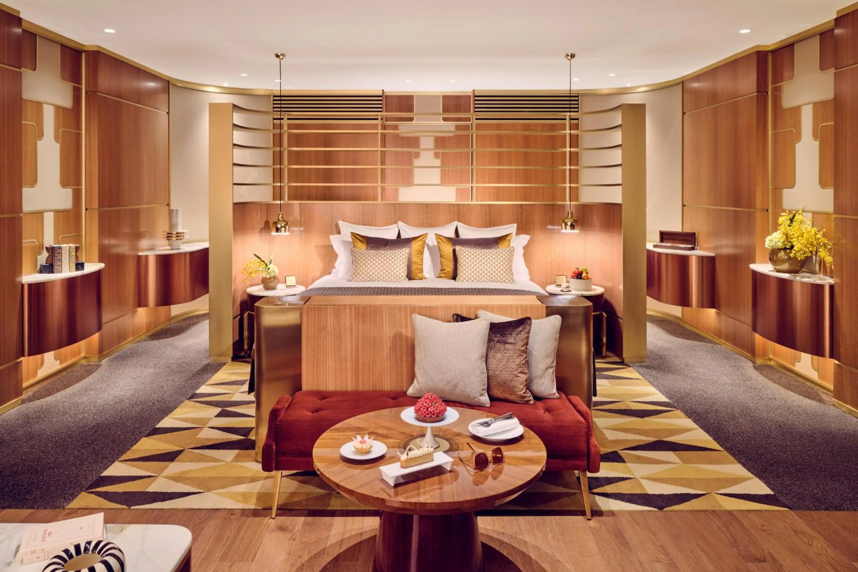 Seating area in Royal Mansour Casablanca