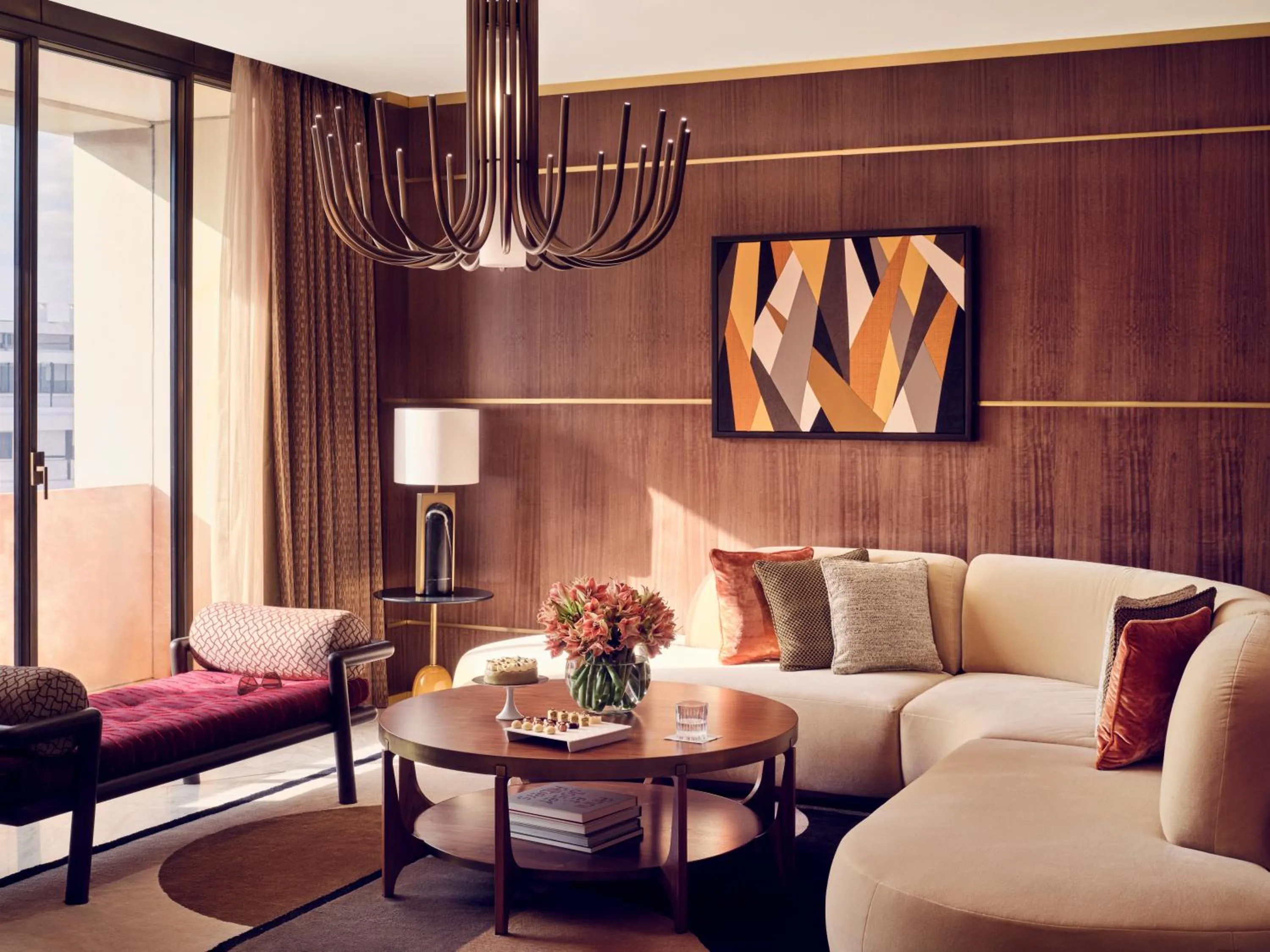Seating area in Royal Mansour Casablanca