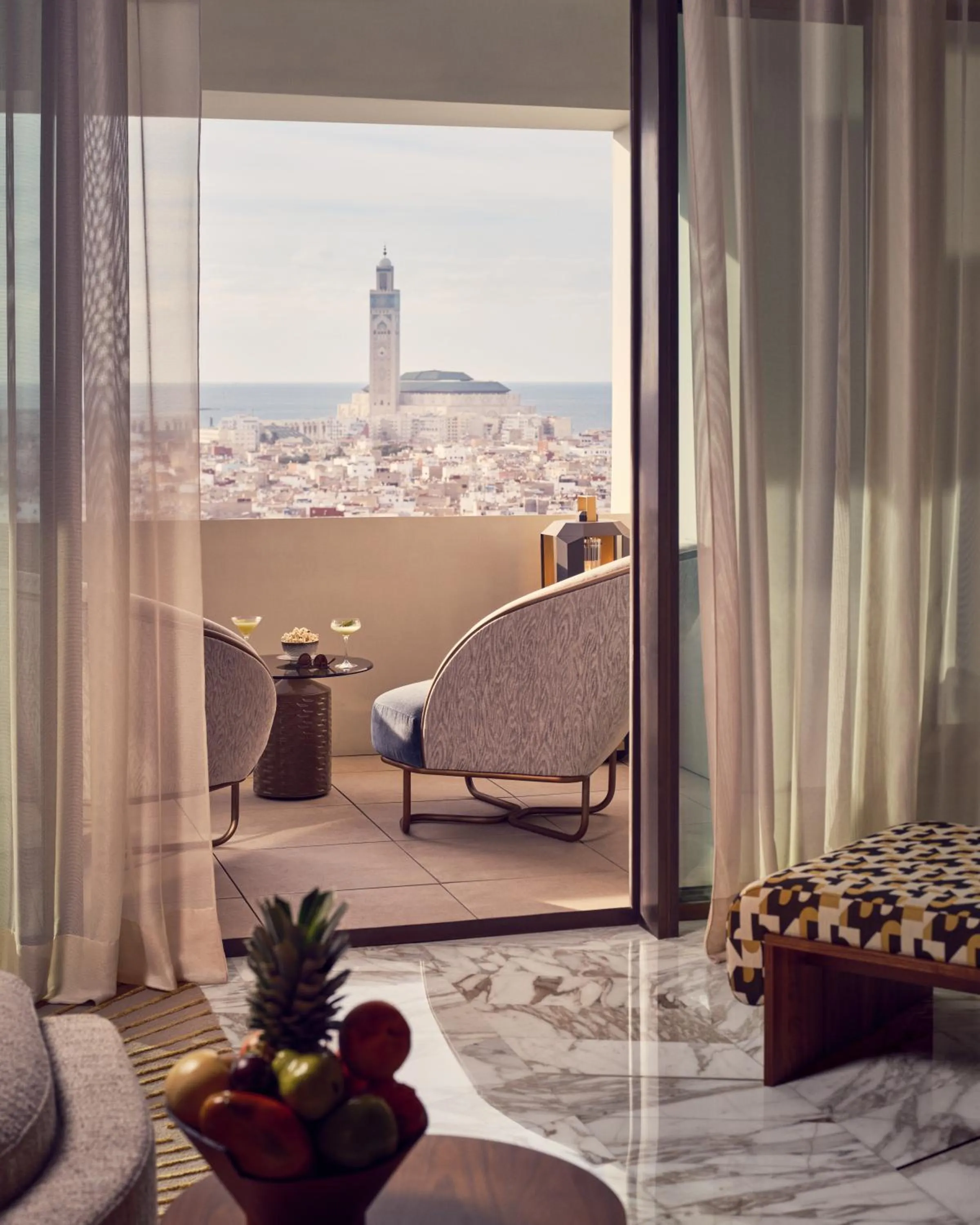 Living room in Royal Mansour Casablanca