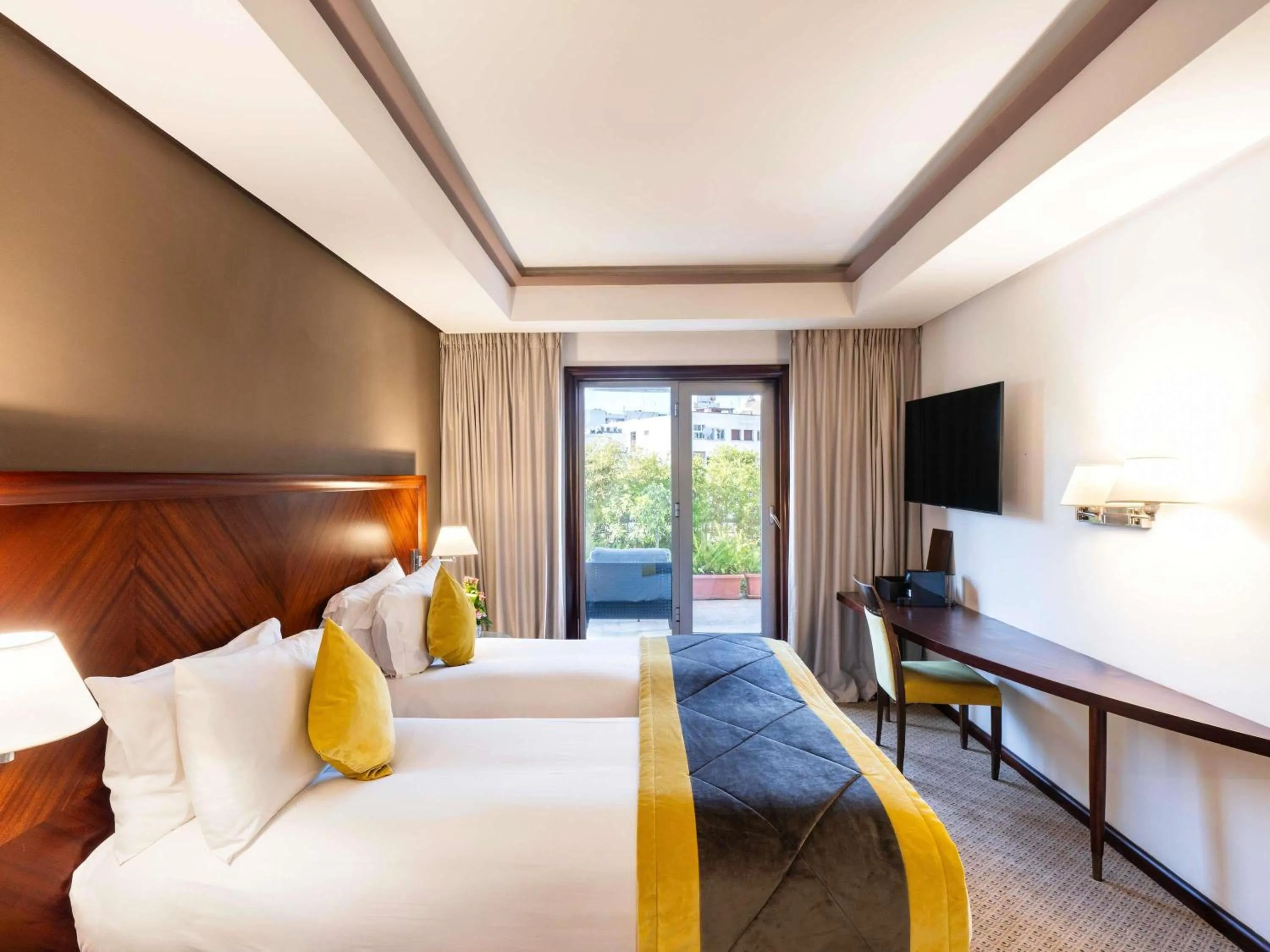 Bedroom, Bed in Le Diwan Hotel Rabat - MGallery Collection