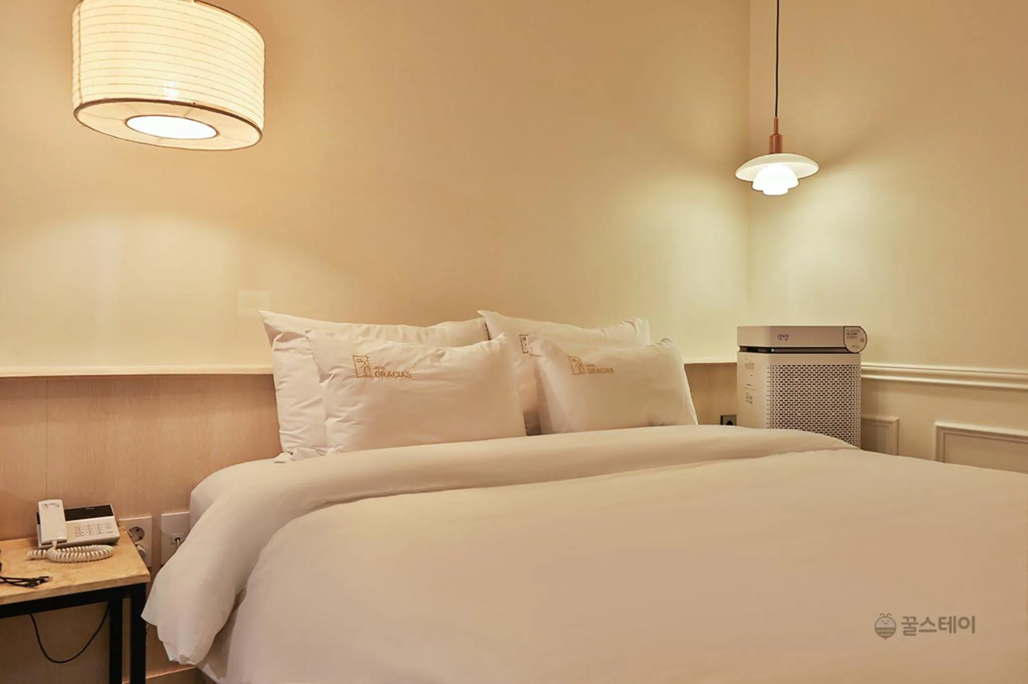 Bed in Gracias Hotel Gimhae