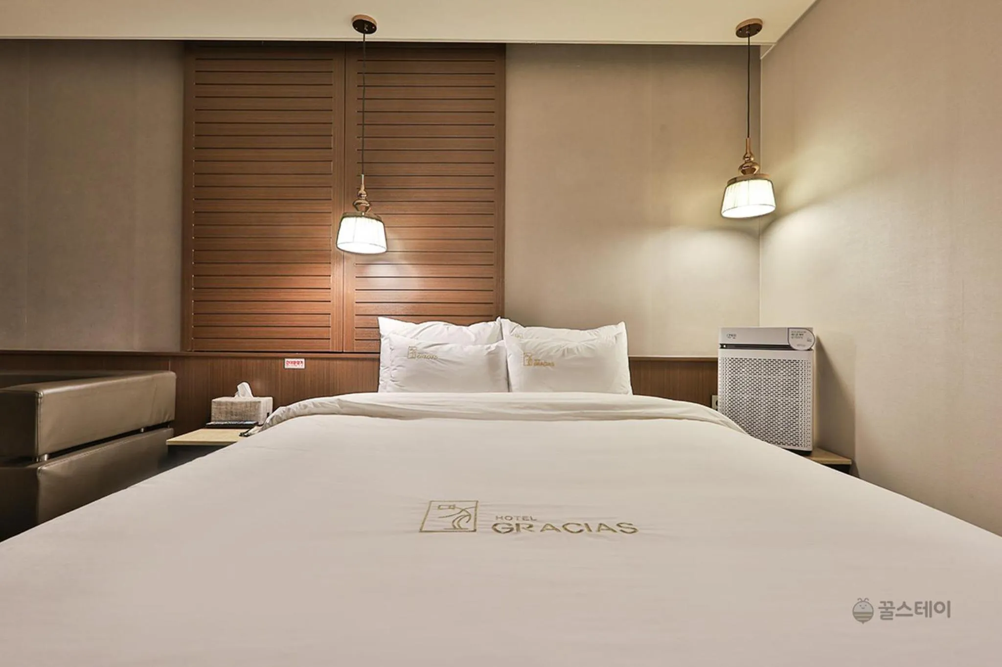 Bed in Gracias Hotel Gimhae