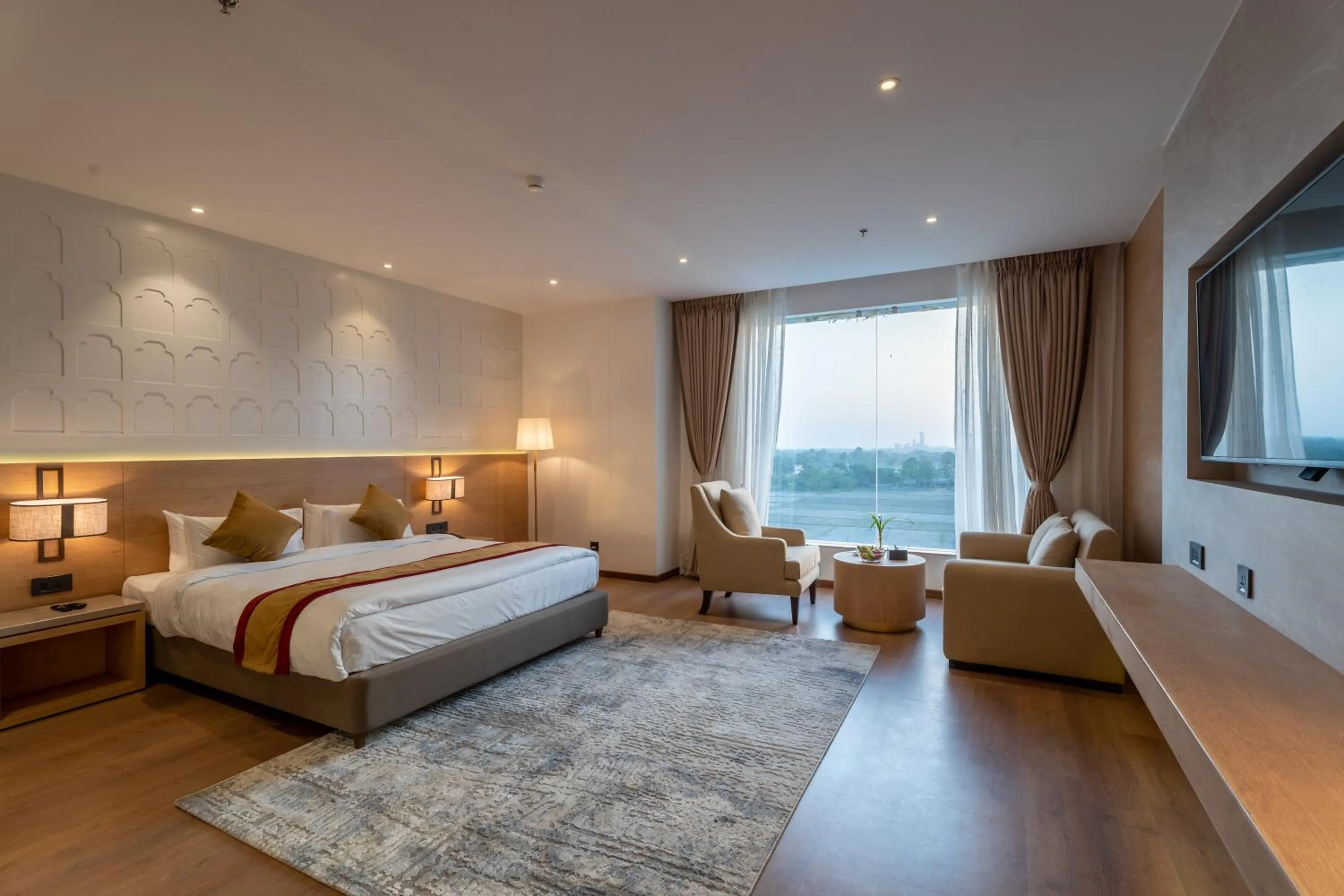 Photo of the whole room, Bed in Siddhartha Vilasa, Bhairahawa