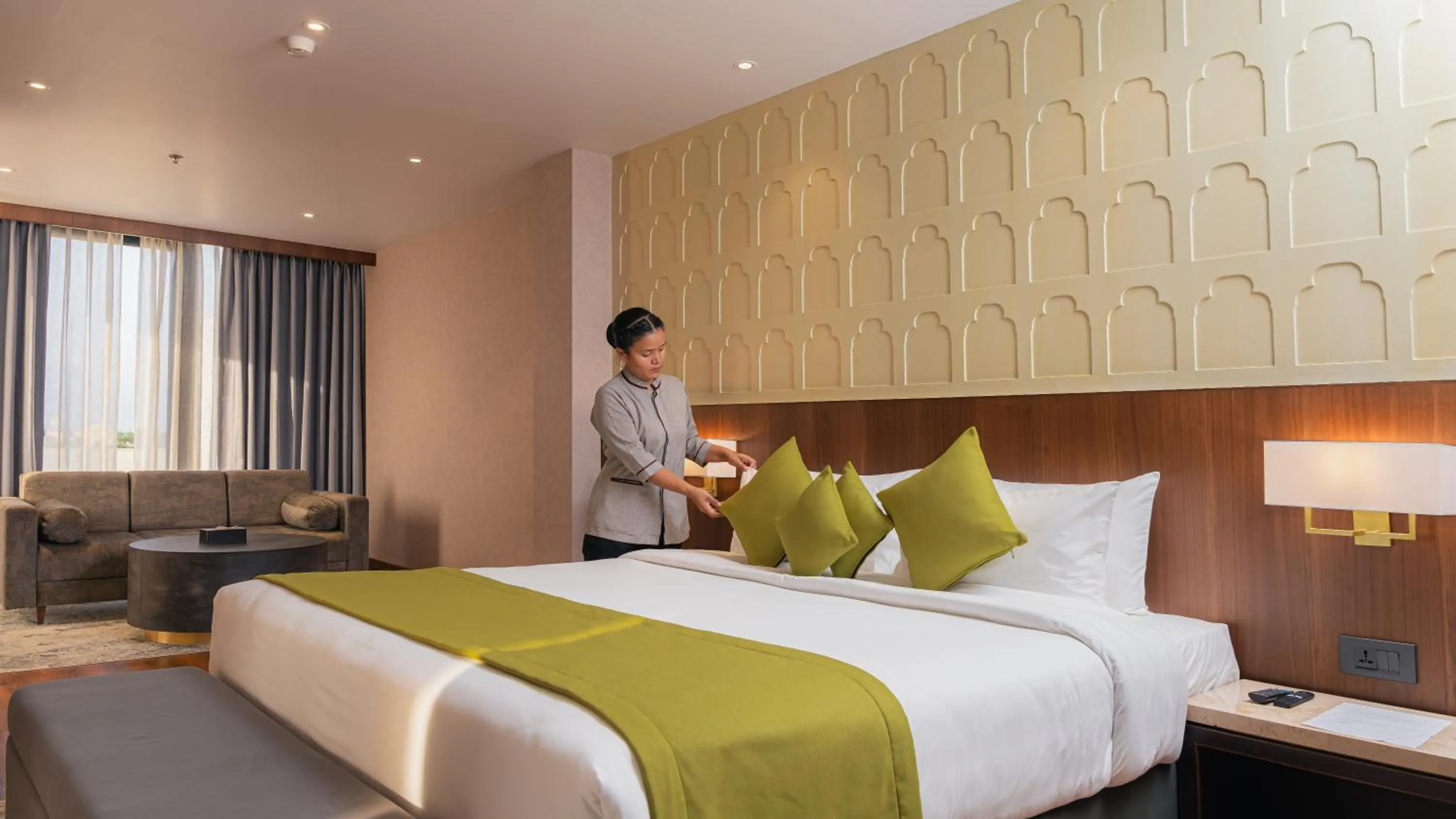 Bed in Siddhartha Vilasa, Bhairahawa