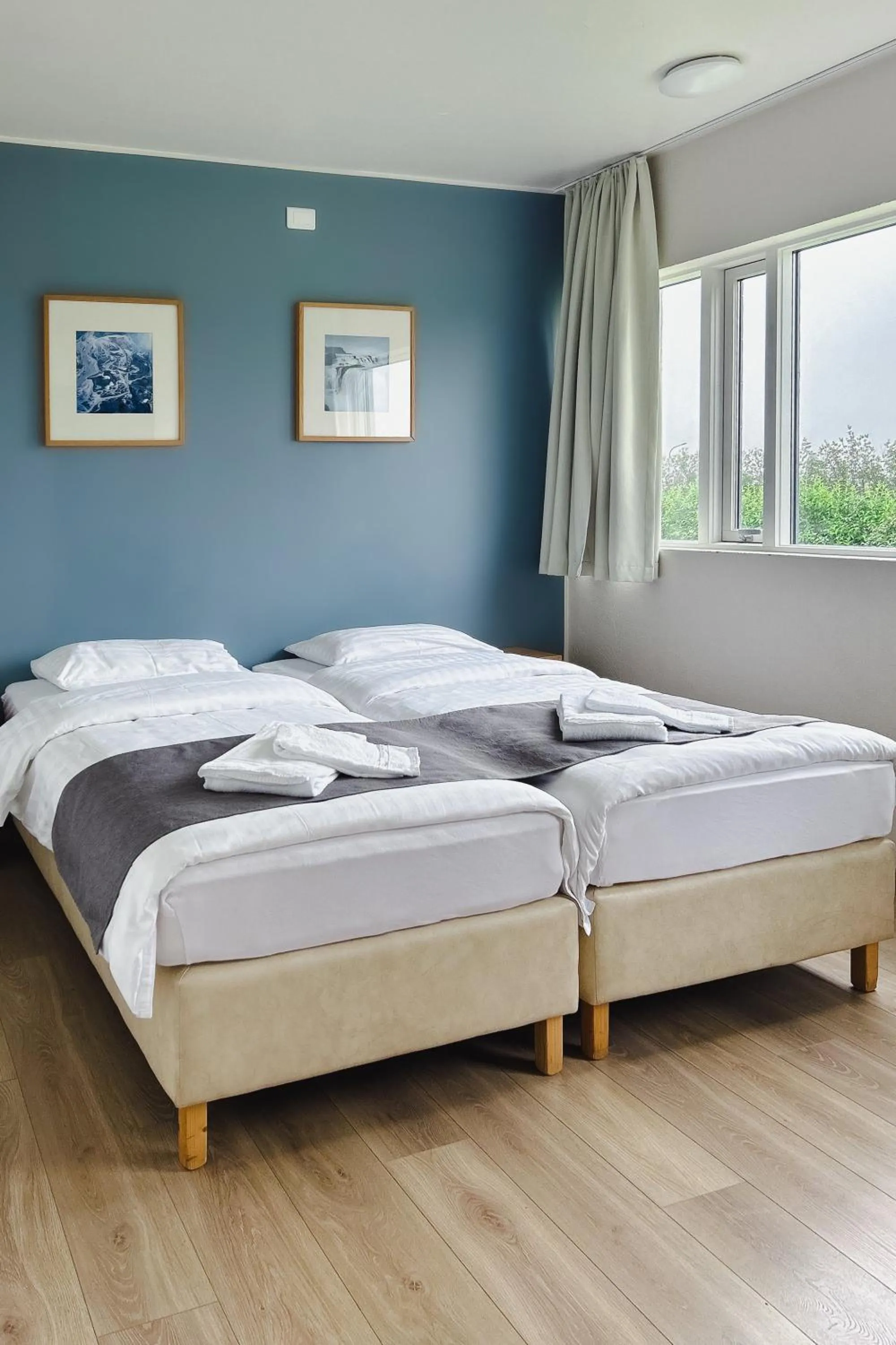 Bedroom, Bed in Hotel Jökull