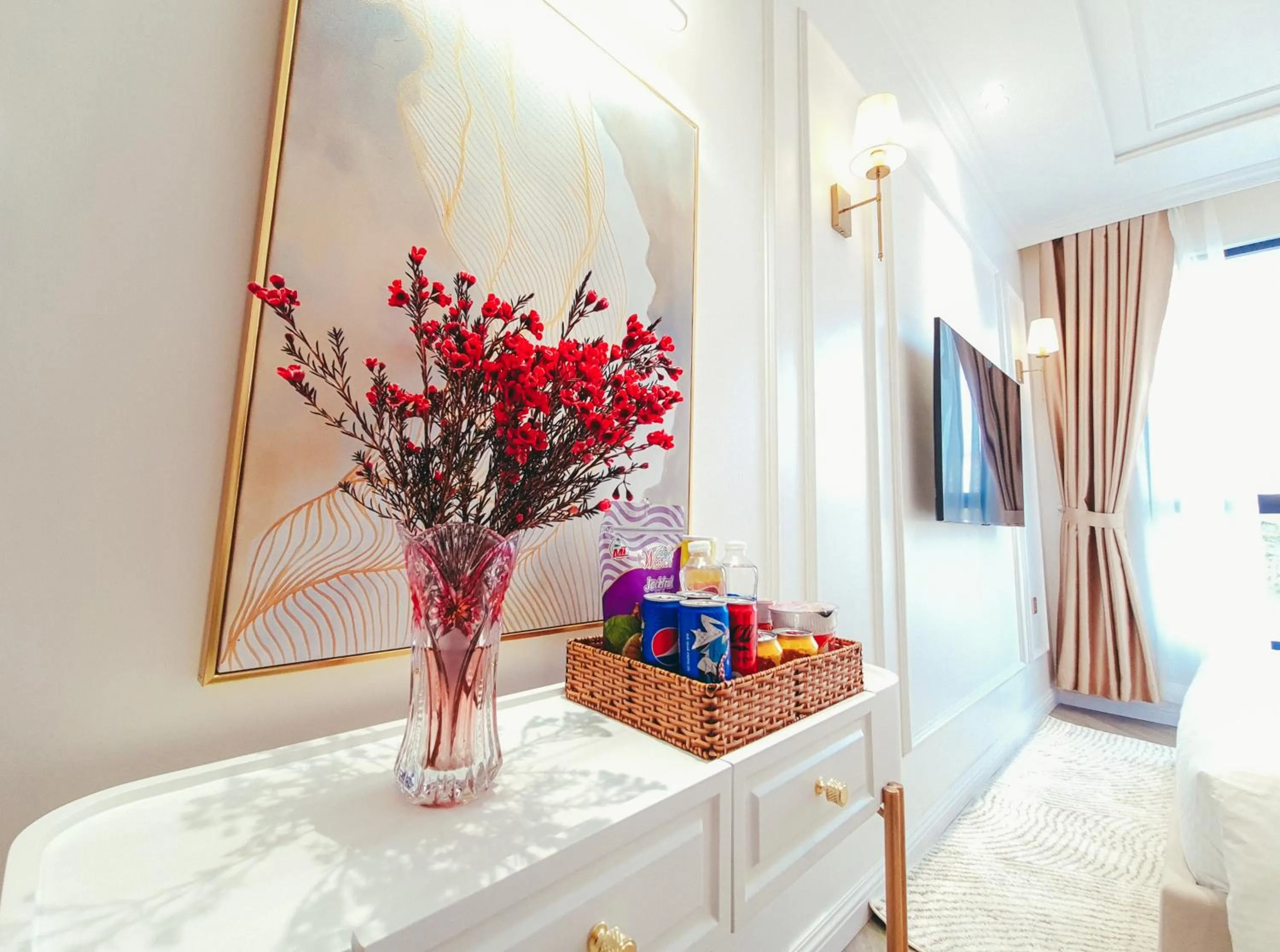 Bed in Phúc Thắng Hotel