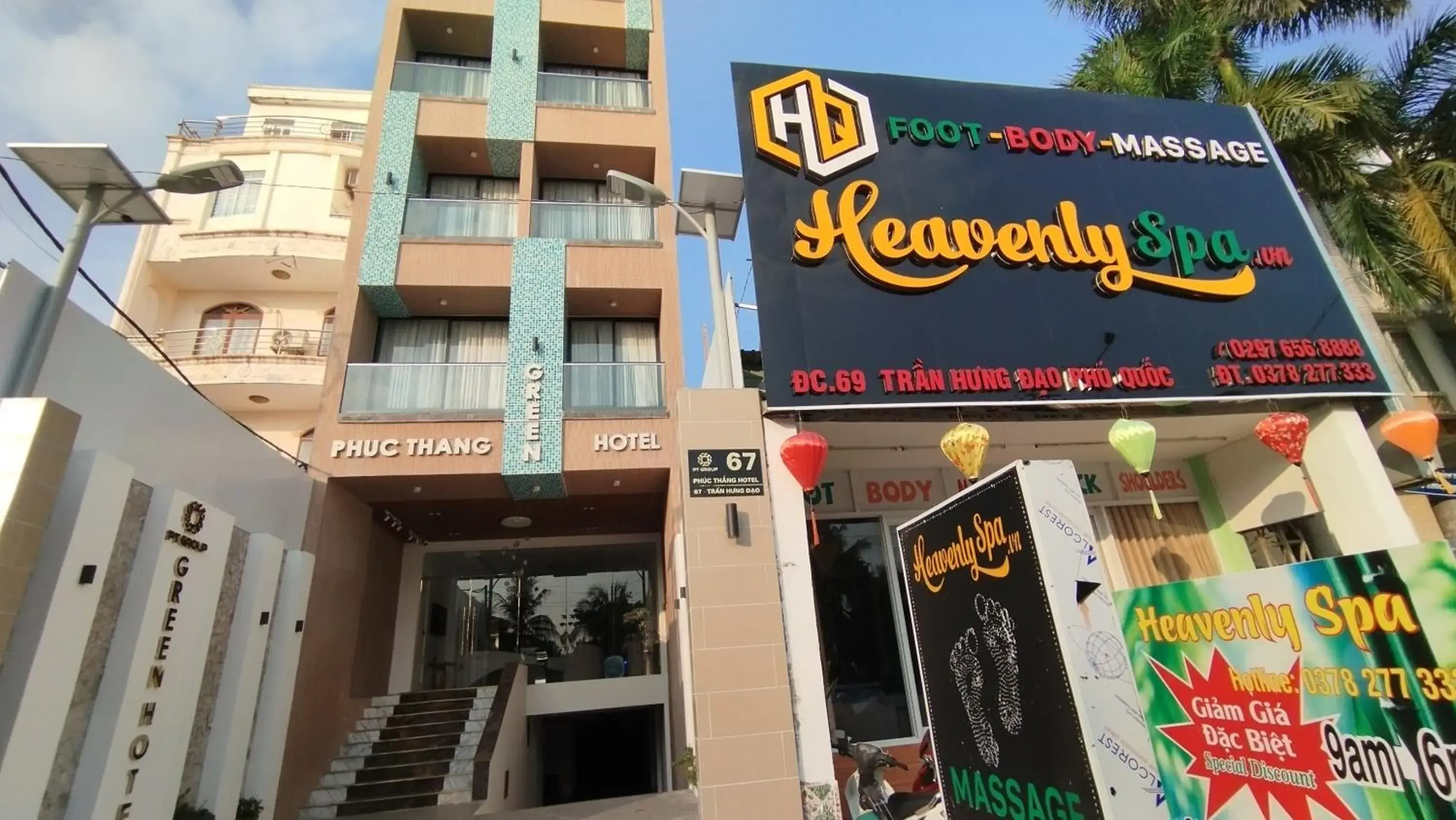 Property building in Phúc Thắng Hotel Property building in Phúc Thắng Hotel